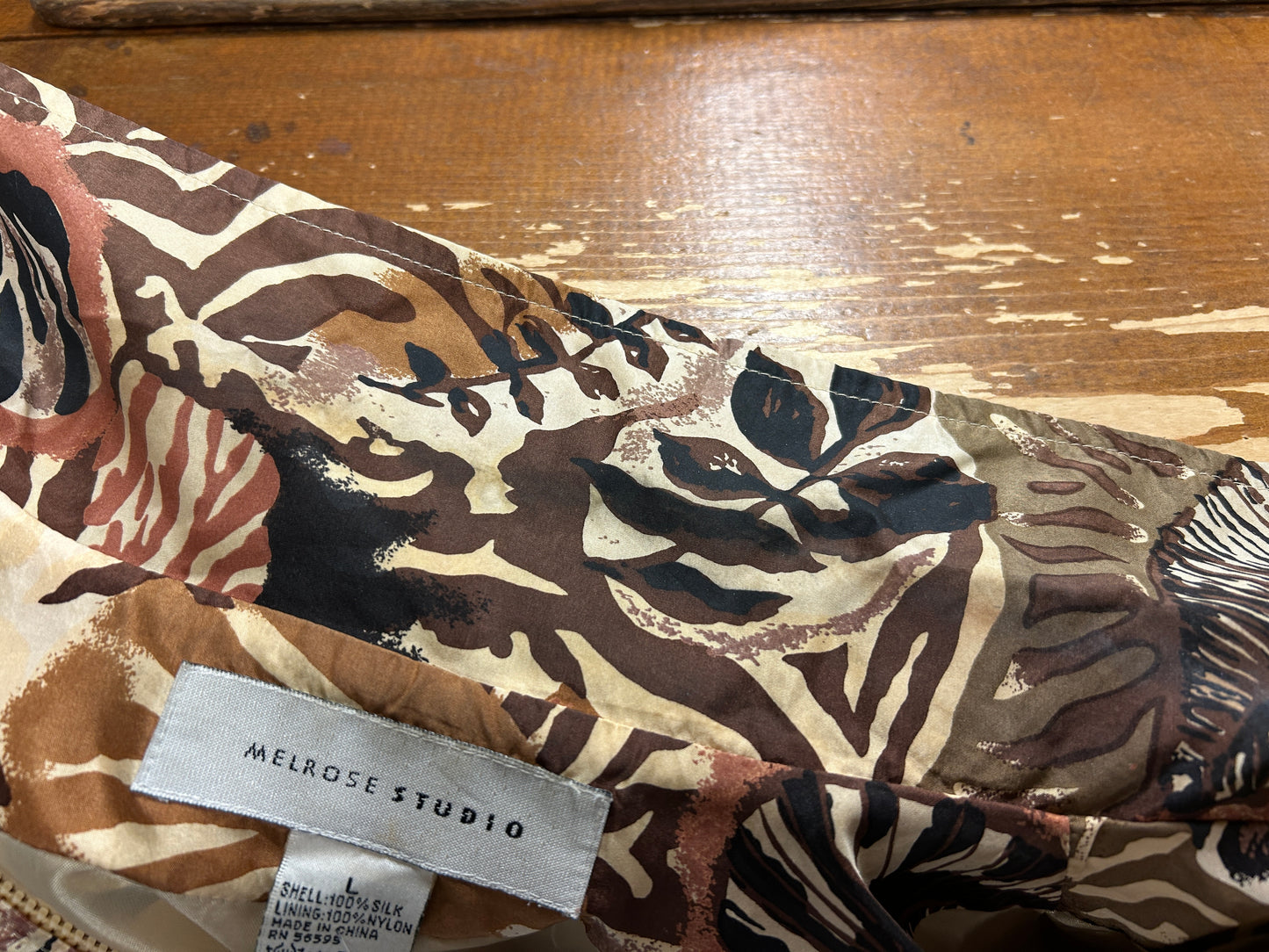 Vintage Silk Blouson [J30447]