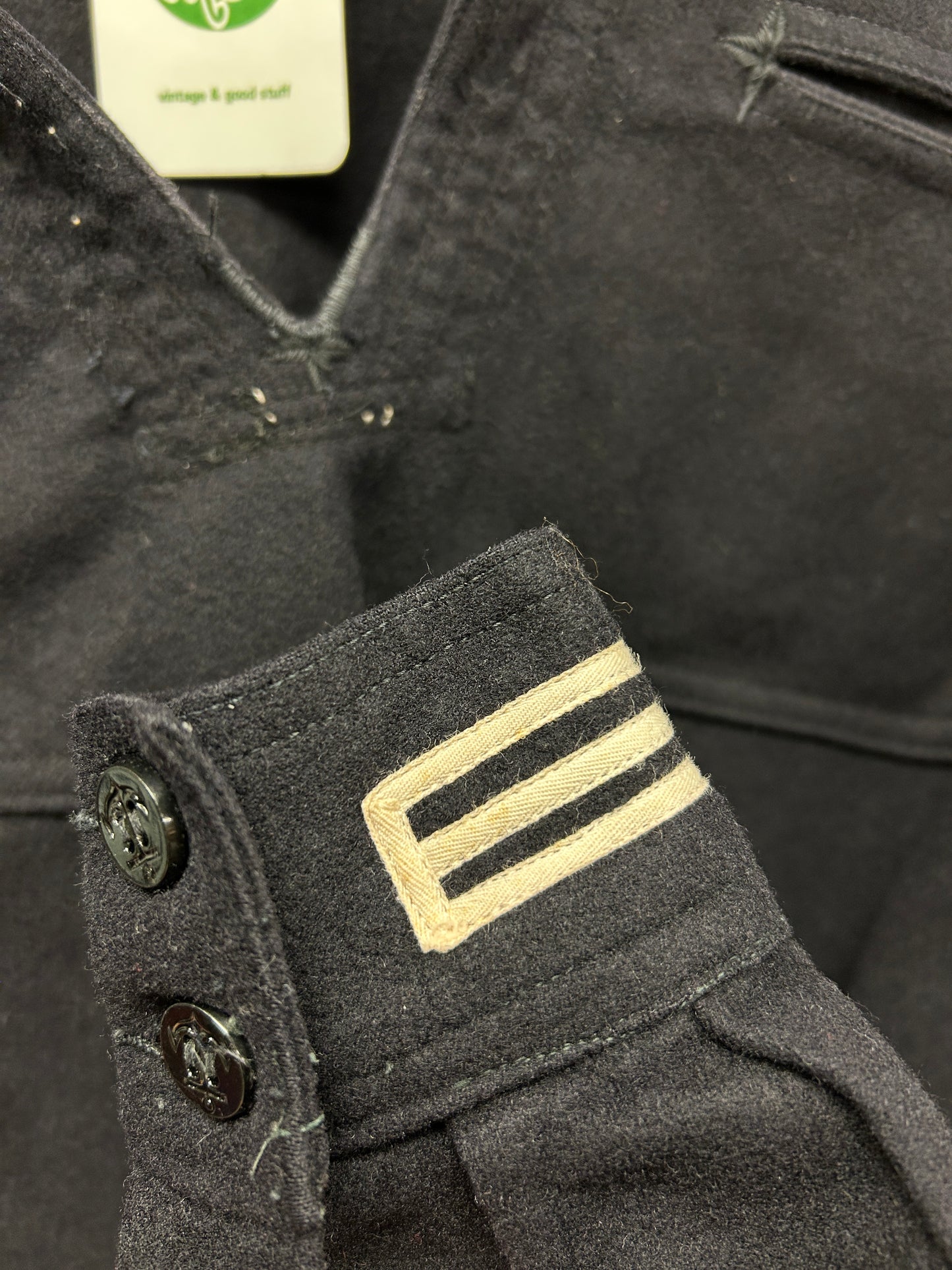 '50s-'60s Vintage U.S.NAVY Sailor Shirt [J30481]