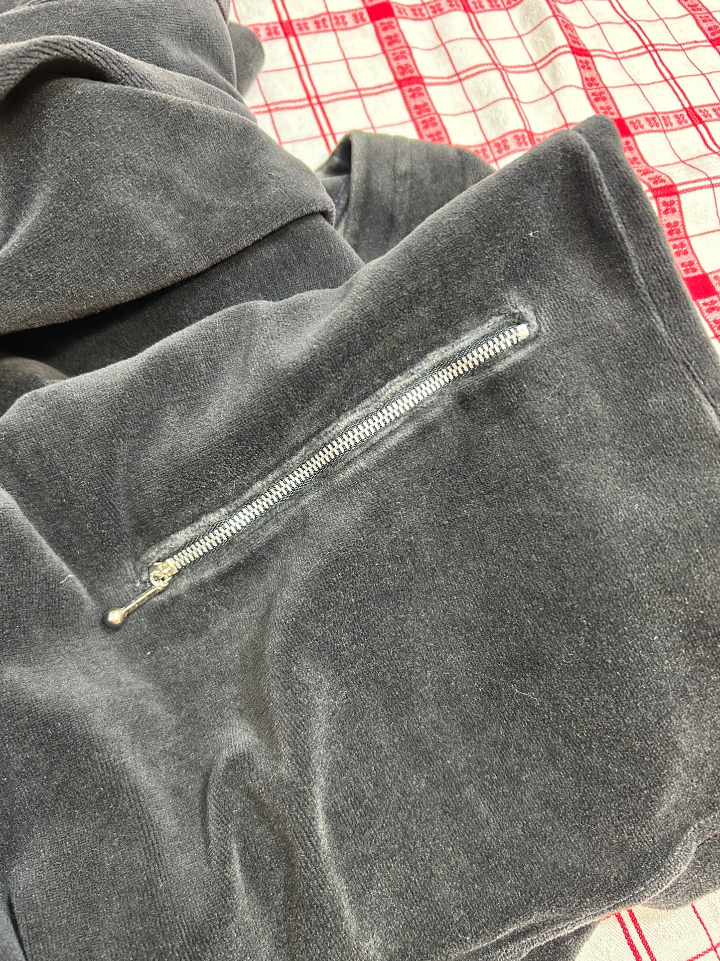 Vintage Velour Tops [L31096]