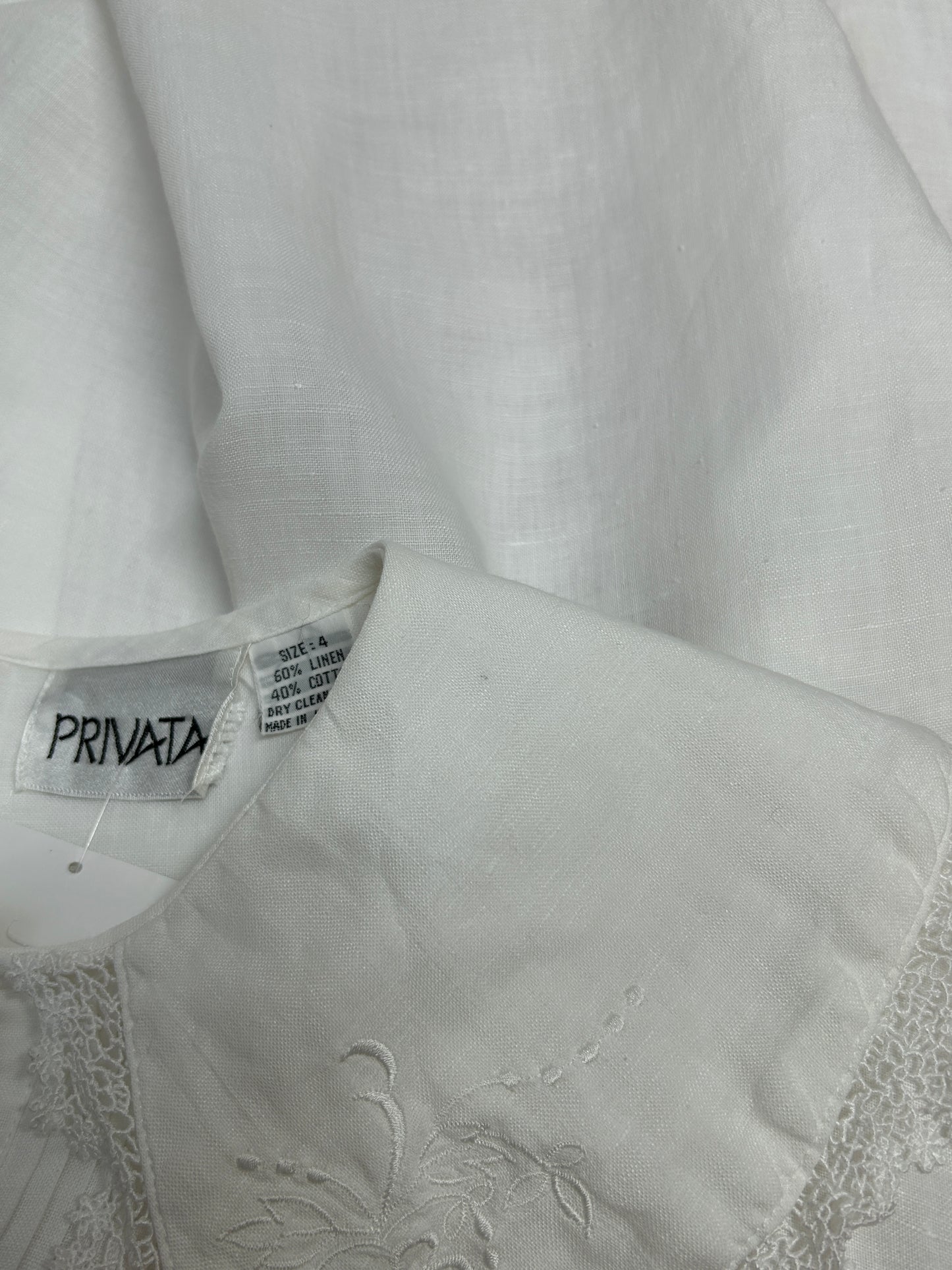 Vintage White Blouse [C31820]