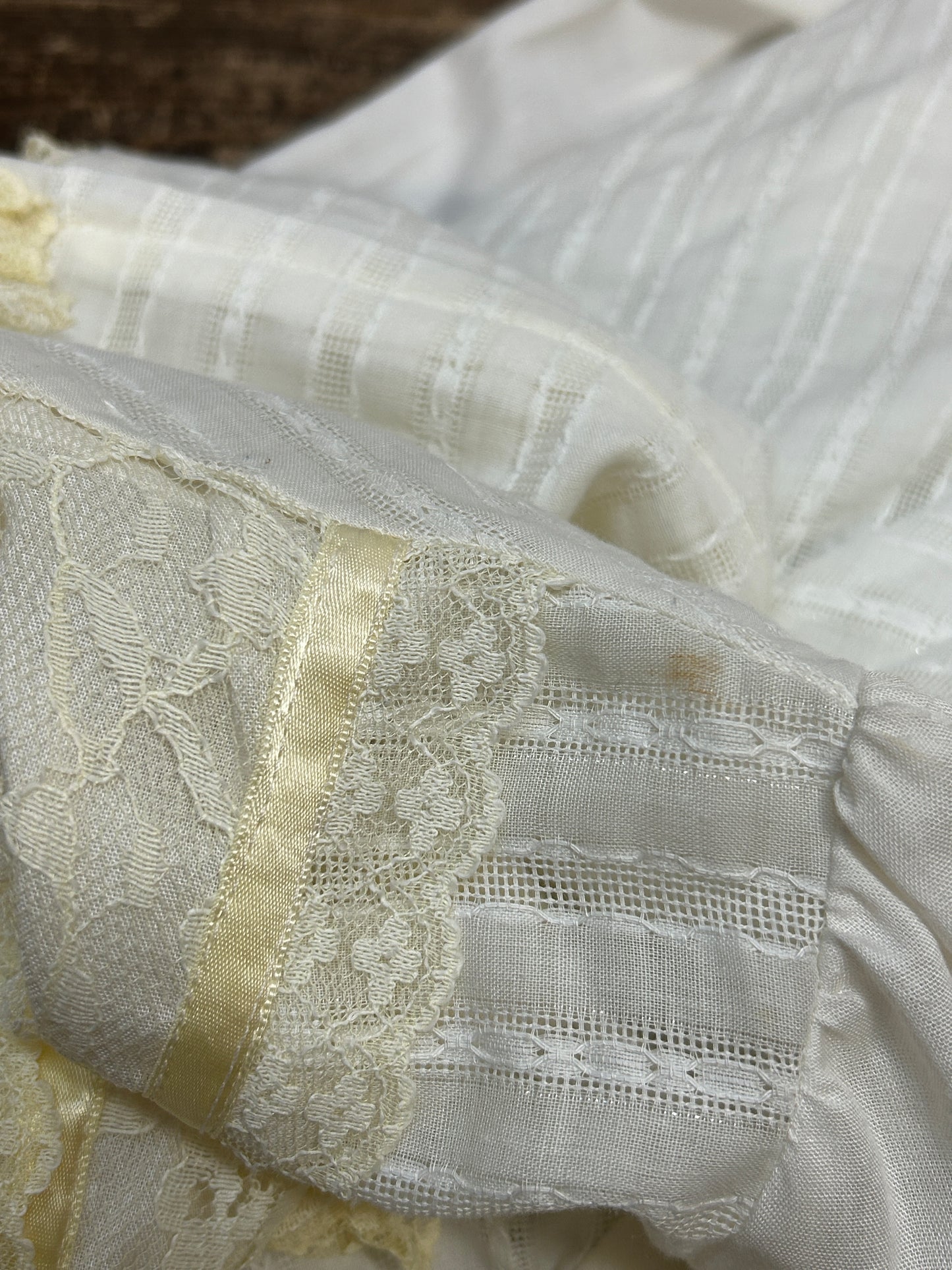 Vintage White Lace Dress [K30818]