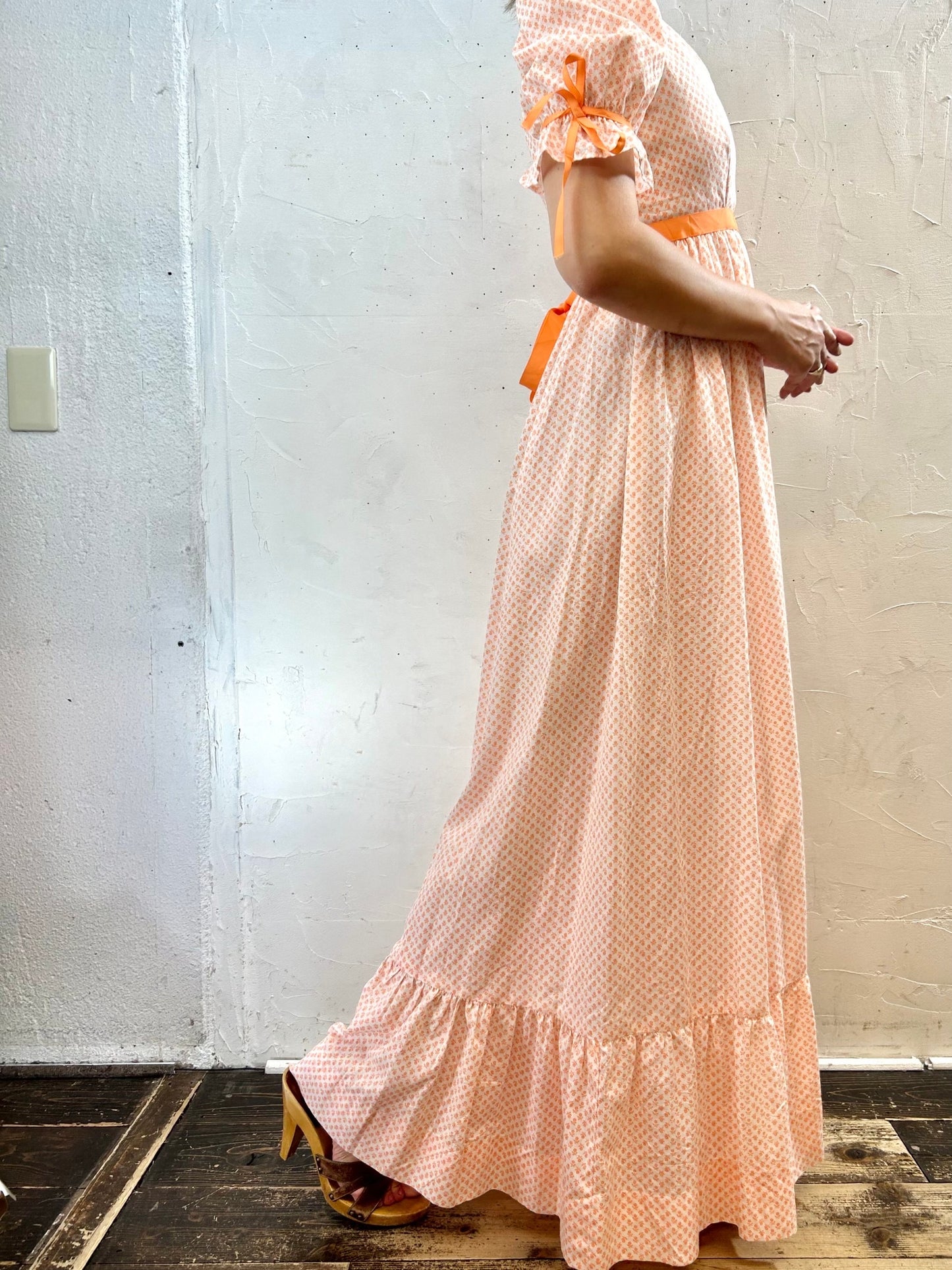 ‘70s Vintage Dress [H28145]