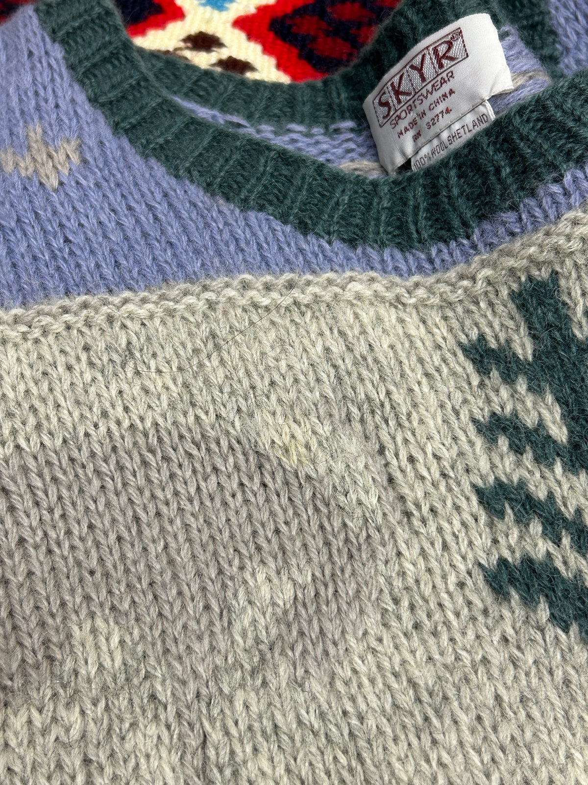 Vintage Knit Sweater [J34263]