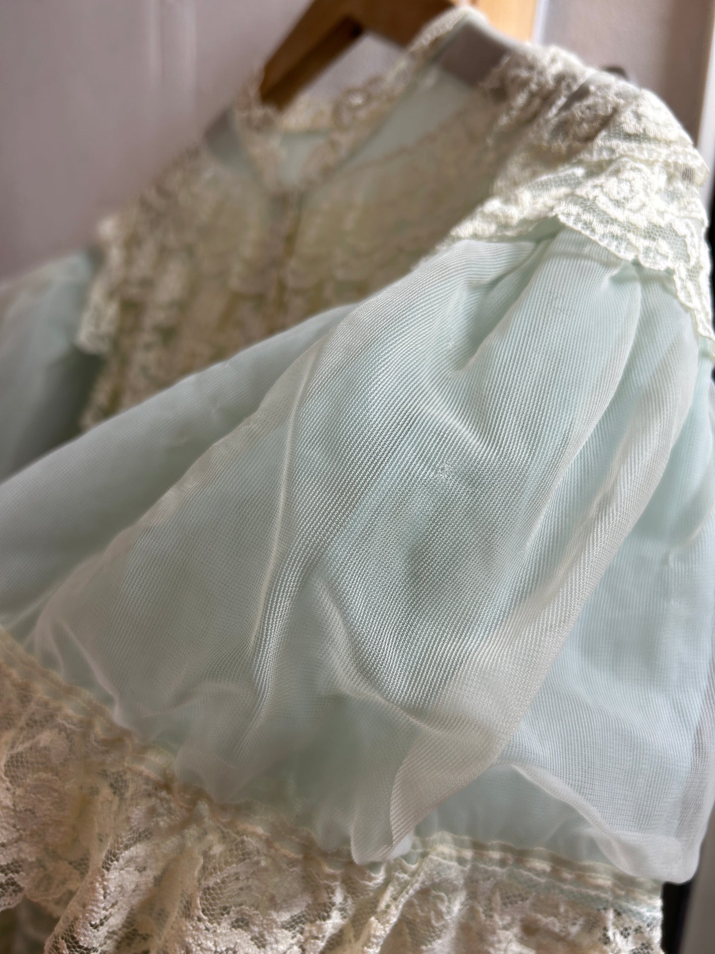 Vintage Lingerie Dress MADE IN USA [A31201]