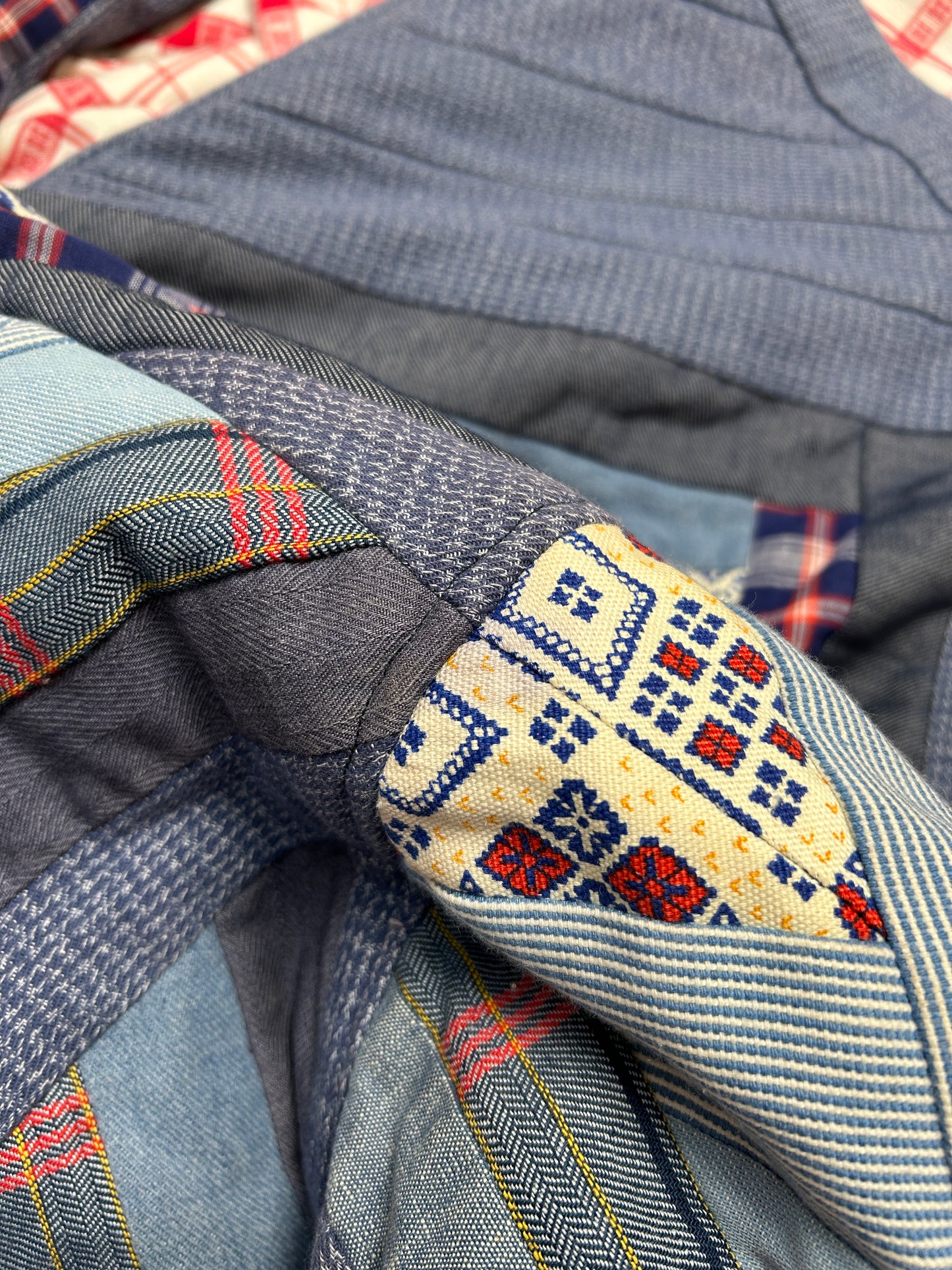 Vintage Patchwork Jacket〜Specially hand made by Mother〜 [B31483]