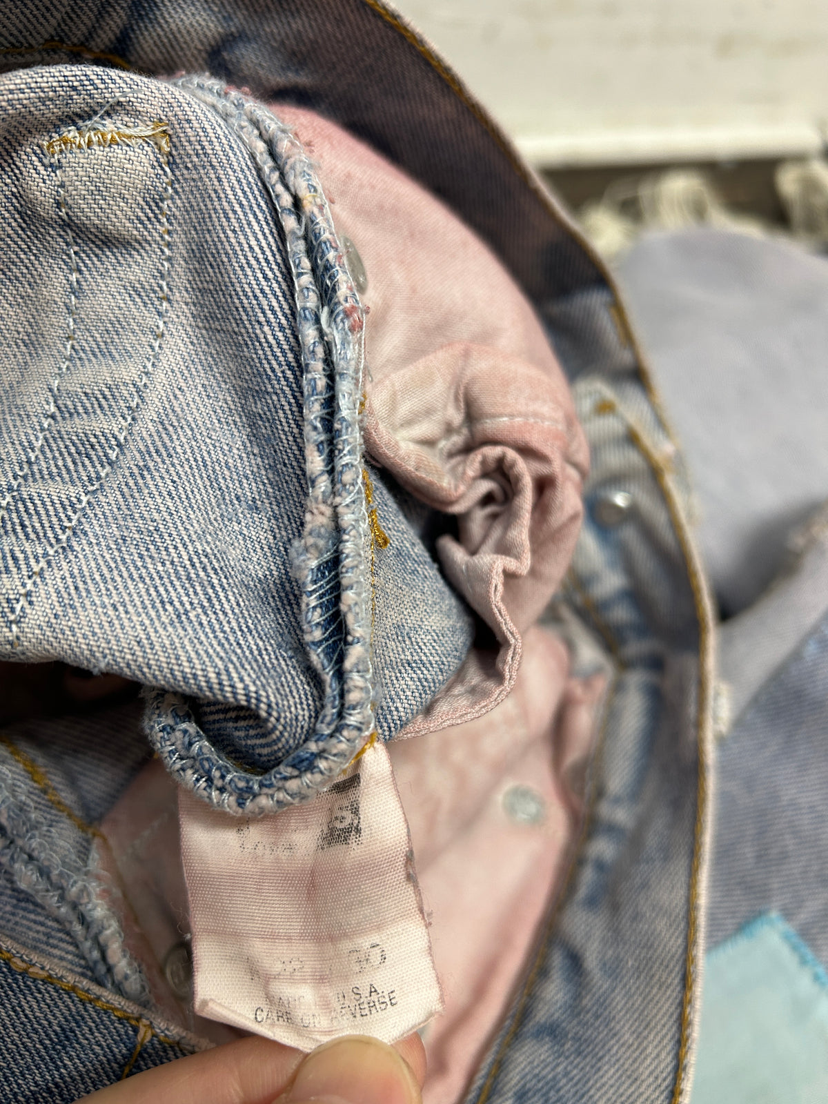Vintage Denim Pants Custom 〜'90s USA Levi's〜 [I33935]