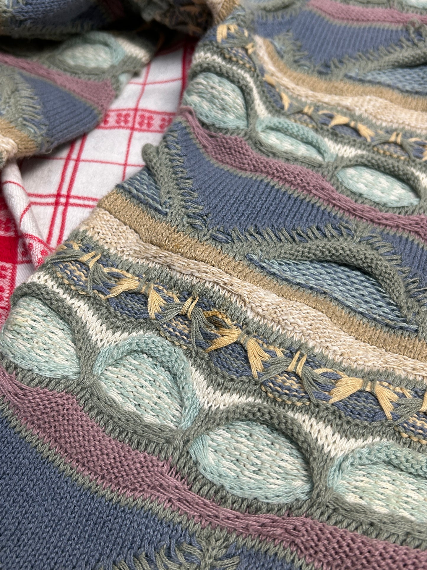 Vintage 3D Knit Sweater [B31495]