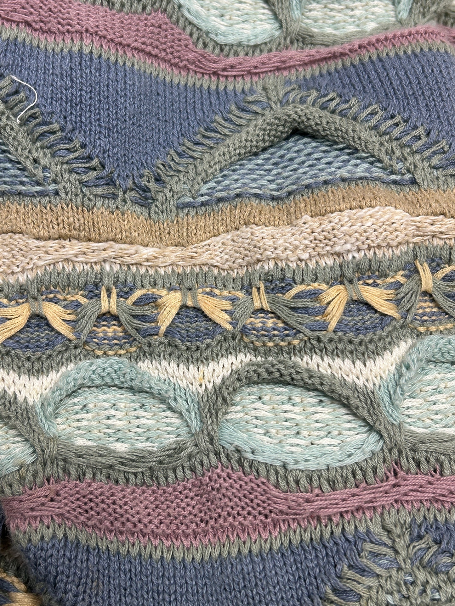 Vintage 3D Knit Sweater [B31495]