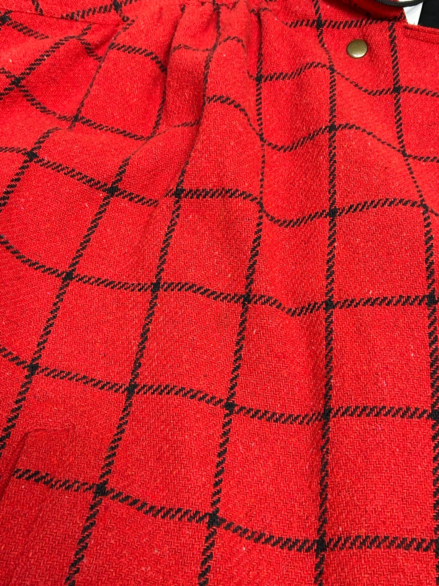 Vintage Poncho Reversible [A31230]