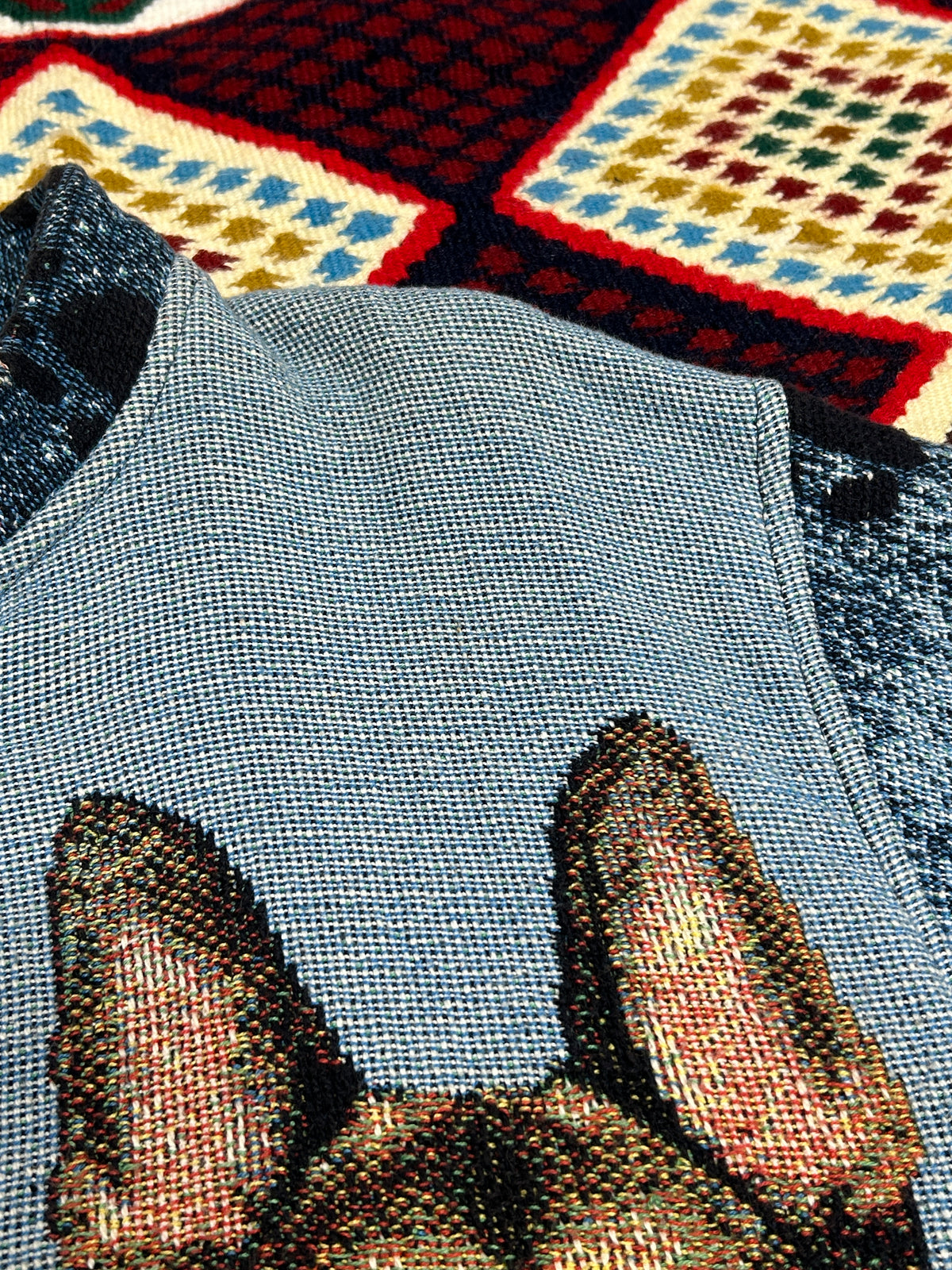 Vintage Rug Jacket 〜SUGAR STREET WEAVERS〜 MADE IN AMERICA [I33998]