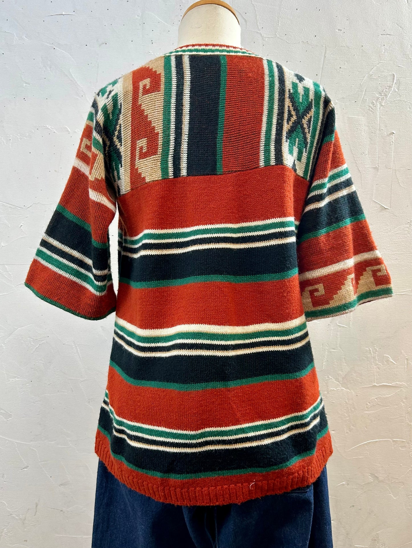 ’70s Vintage Knit Sweater  [I28552]