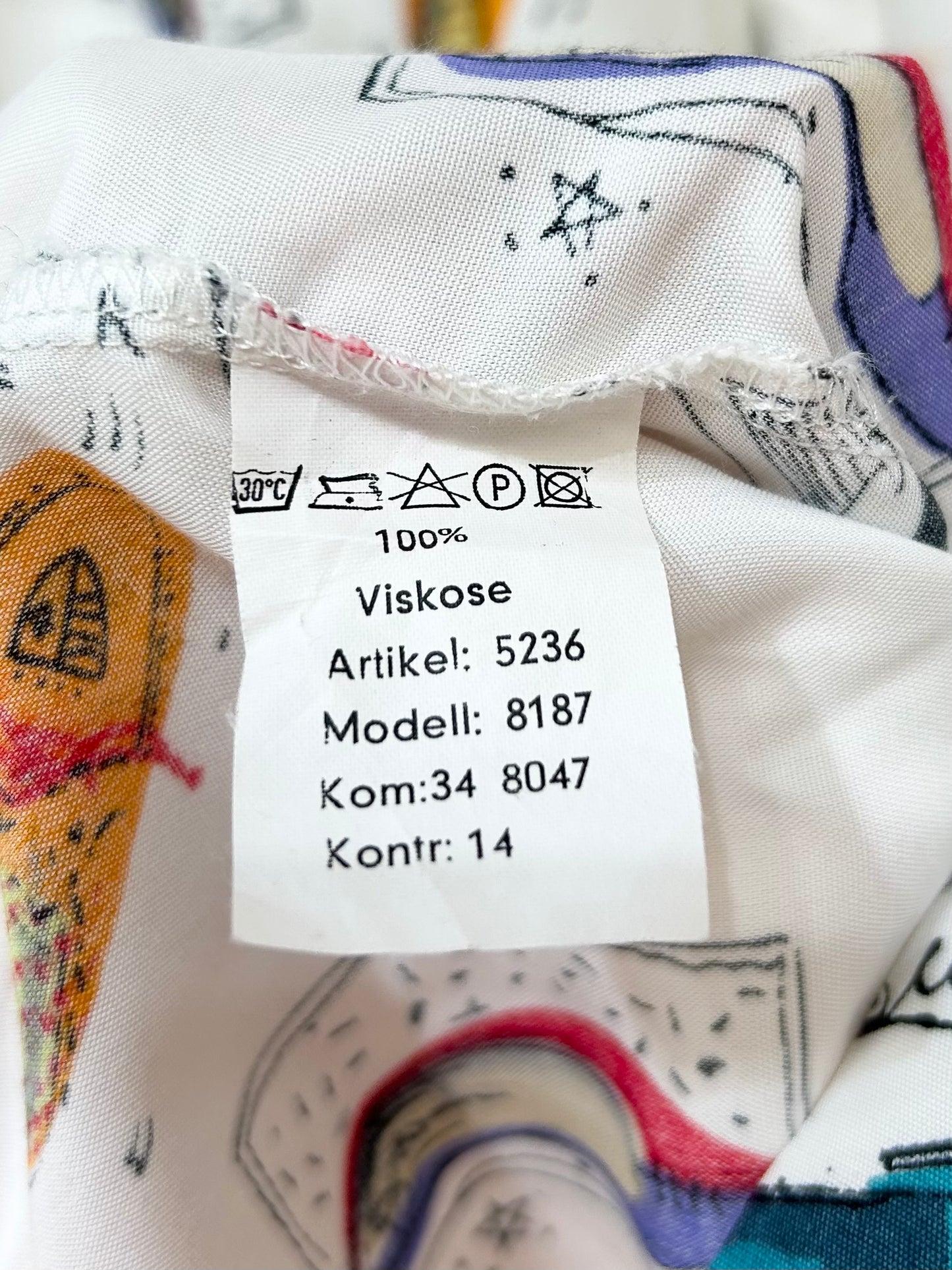 Vintage Viscose Shirt  [E27045]