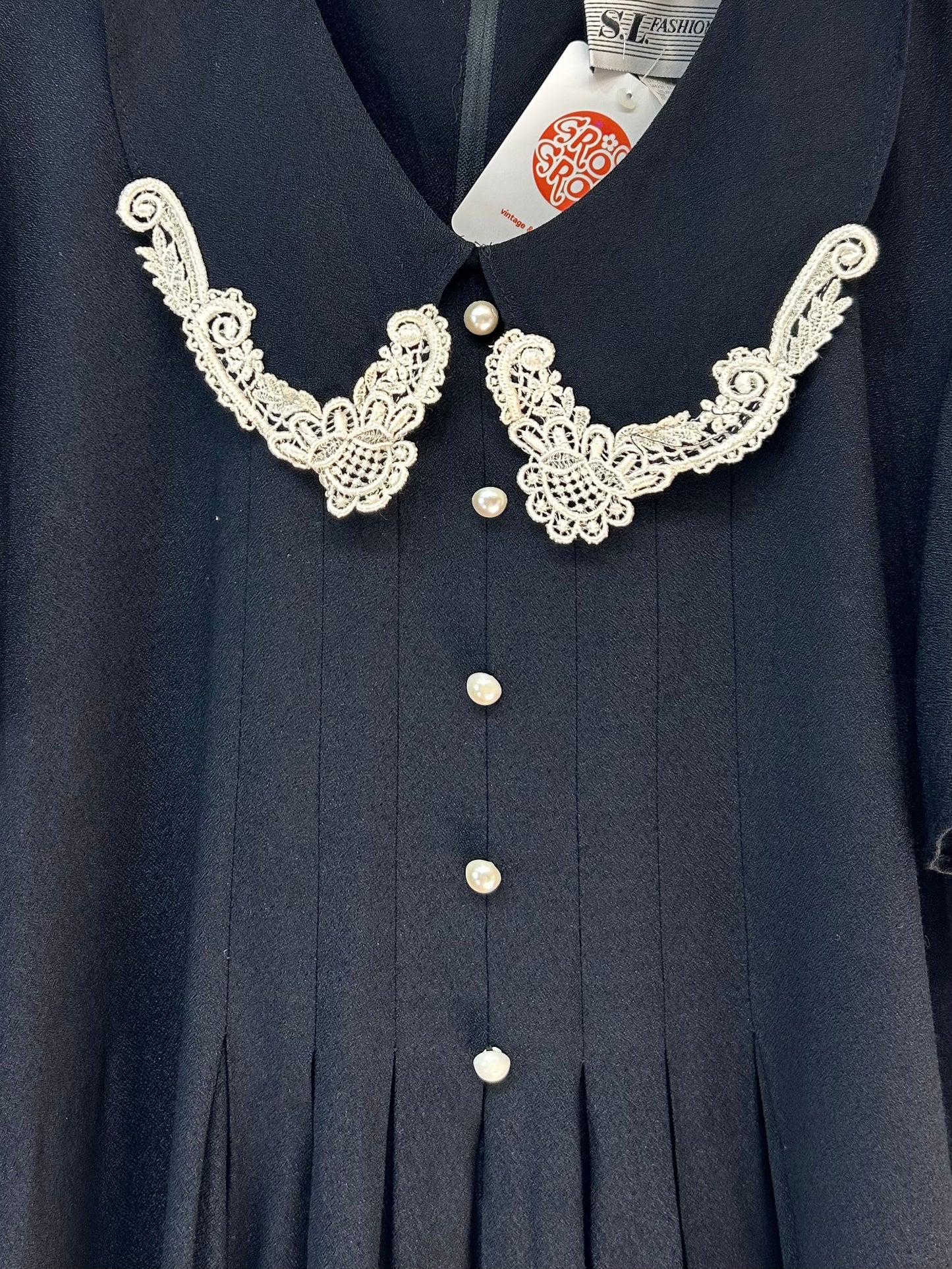 Vintage Dress MADE IN USA [D26796]