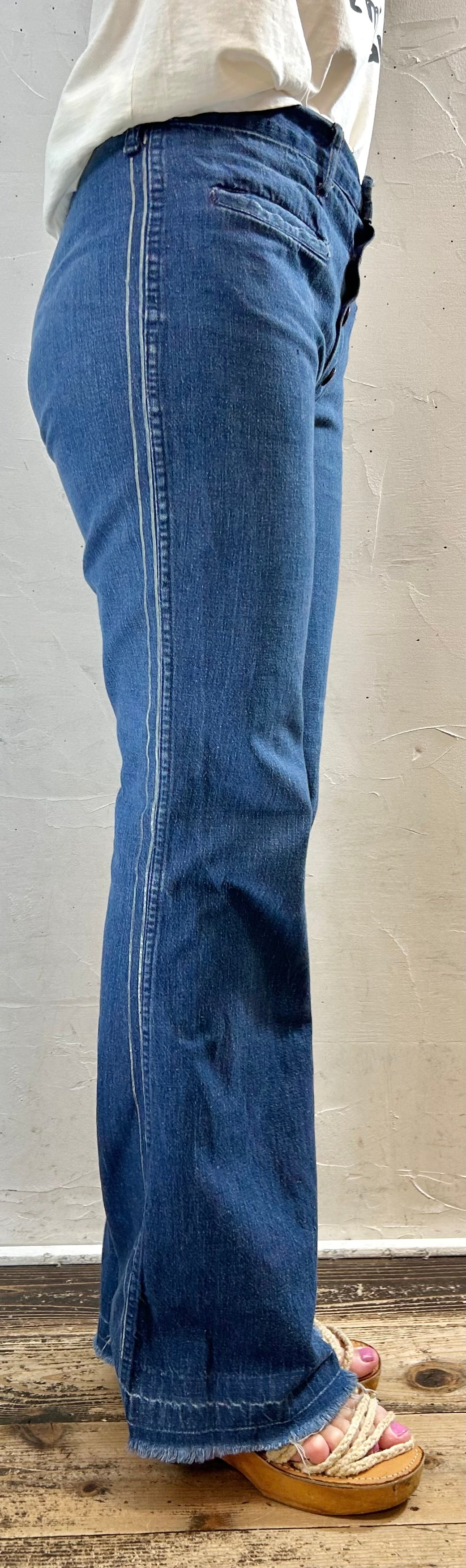 ’70s Vintage Denim Pants MADE IN USA 〜Male〜 [G27968]