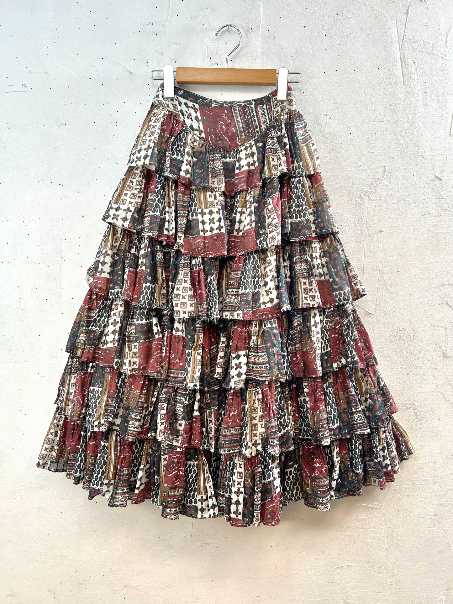 Vintage Tiered Skirt [A29448]