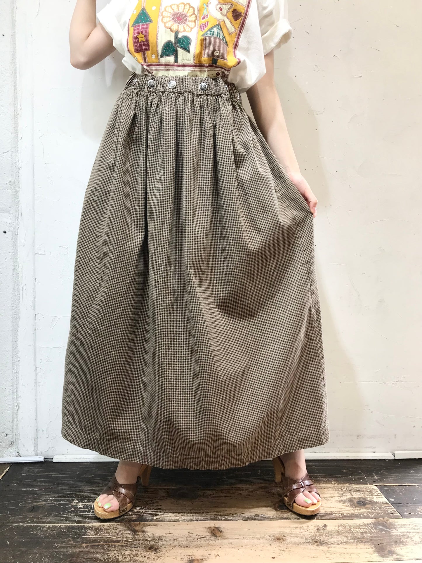 Vintage Dress 〜MADE IN USA×CASUAL CORNER[F24340]