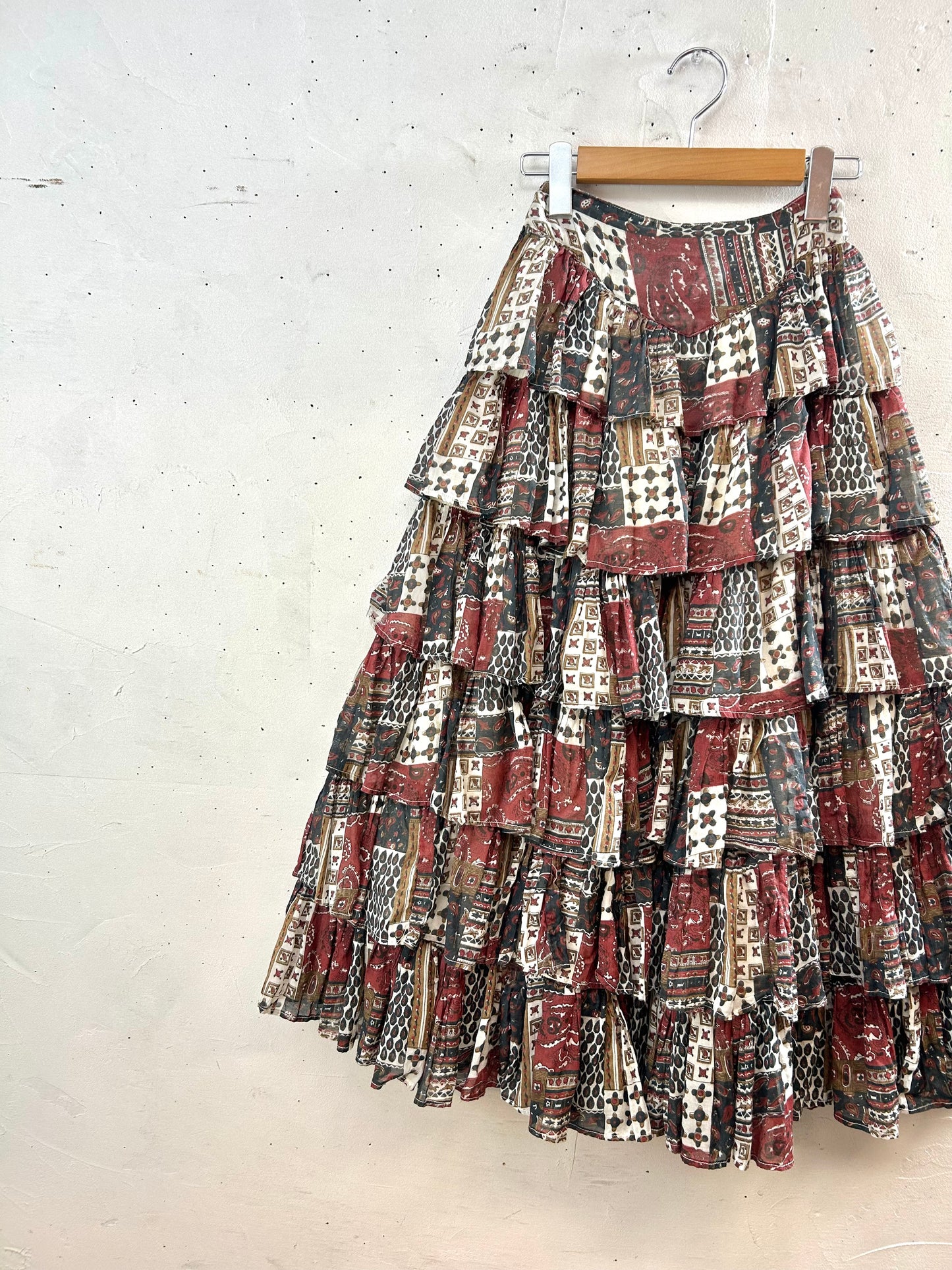 Vintage Tiered Skirt [A29448]