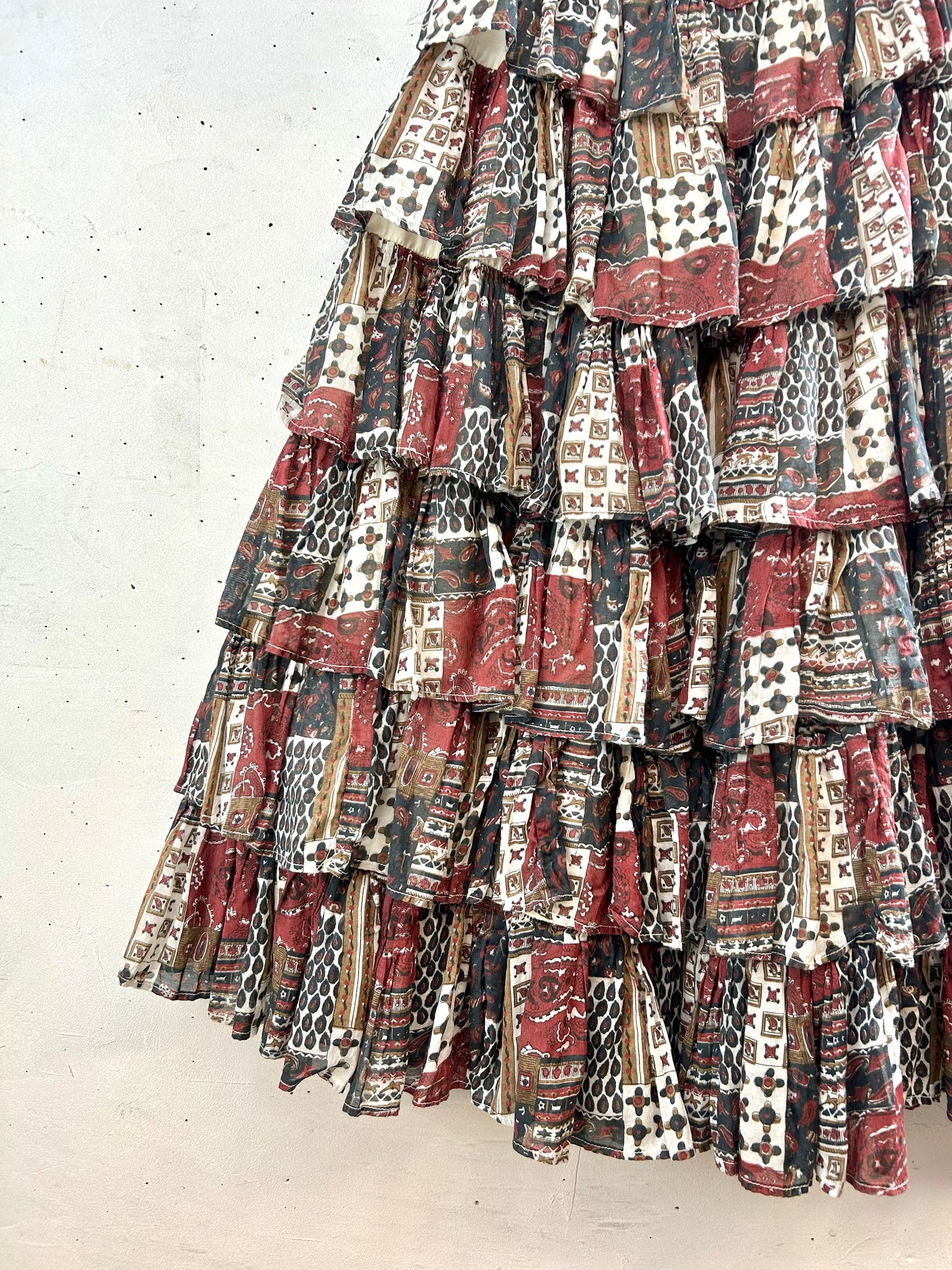 Vintage Tiered Skirt [A29448]