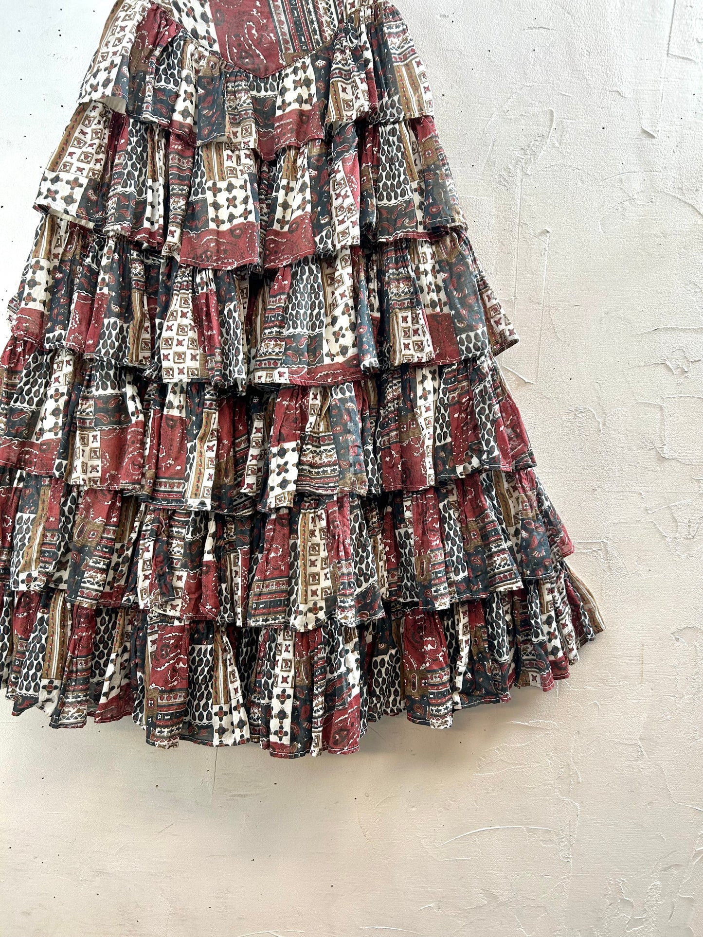 Vintage Tiered Skirt [A29448]