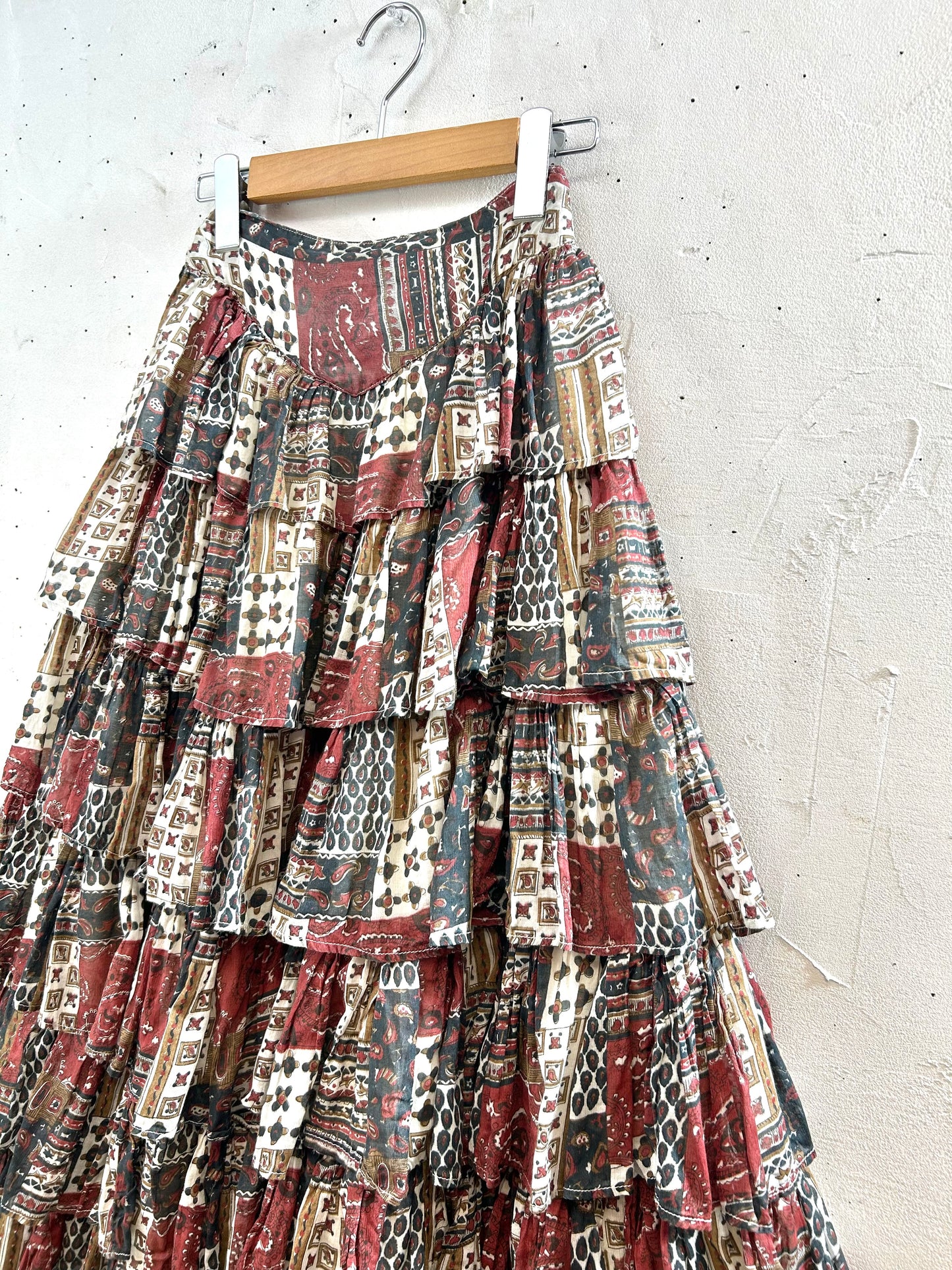 Vintage Tiered Skirt [A29448]