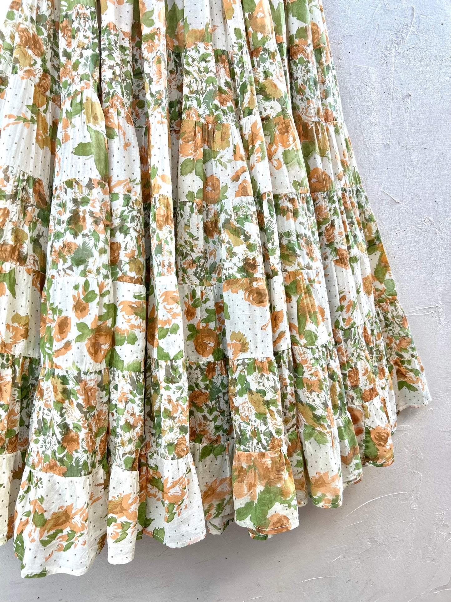 Vintage Tiered Skirt  [C29655]