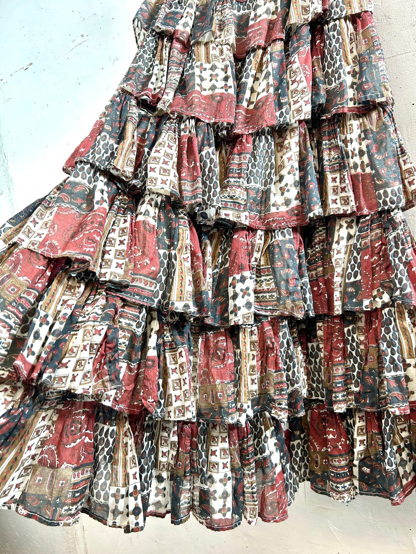 Vintage Tiered Skirt [A29448]