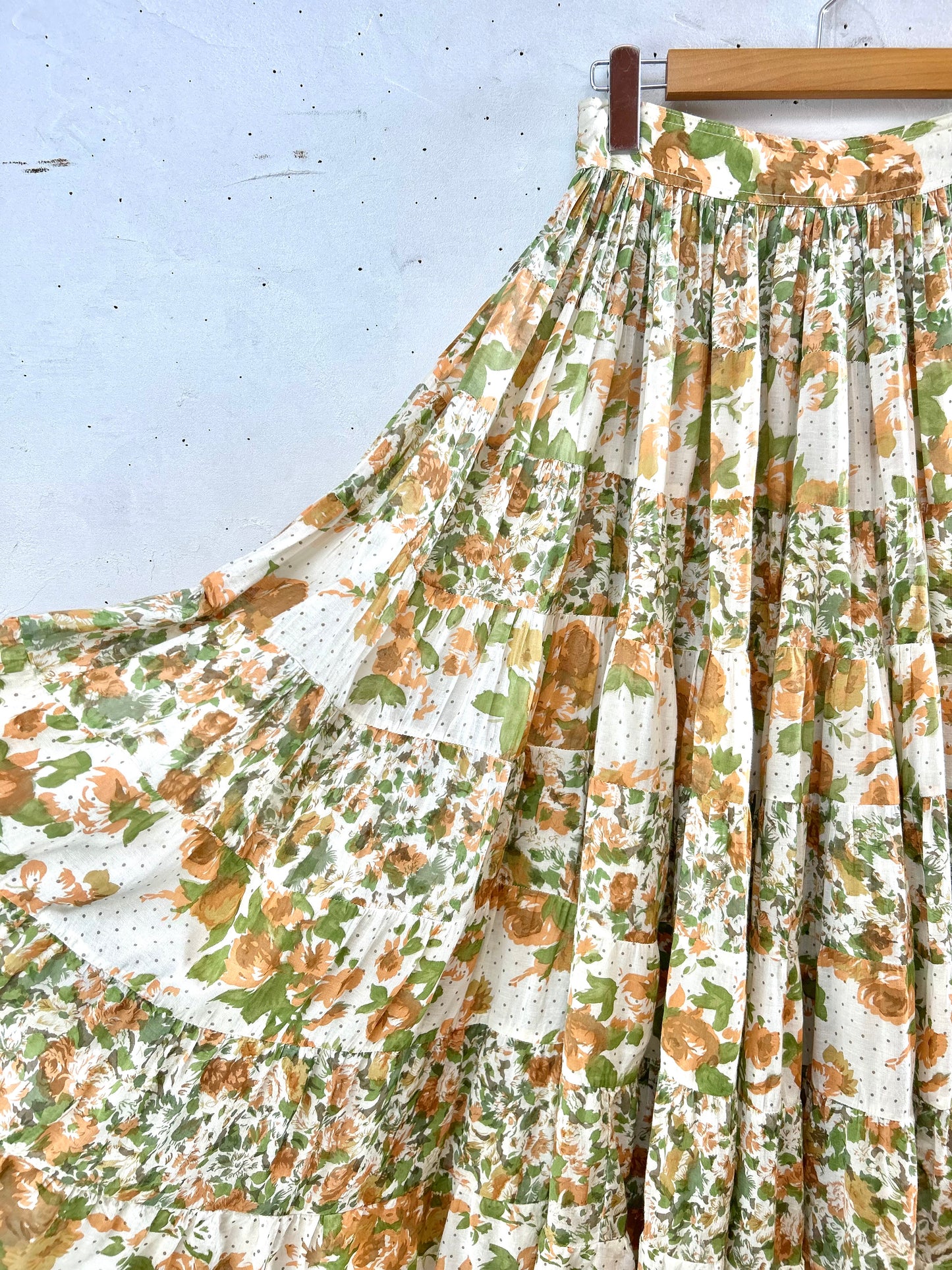 Vintage Tiered Skirt  [C29655]