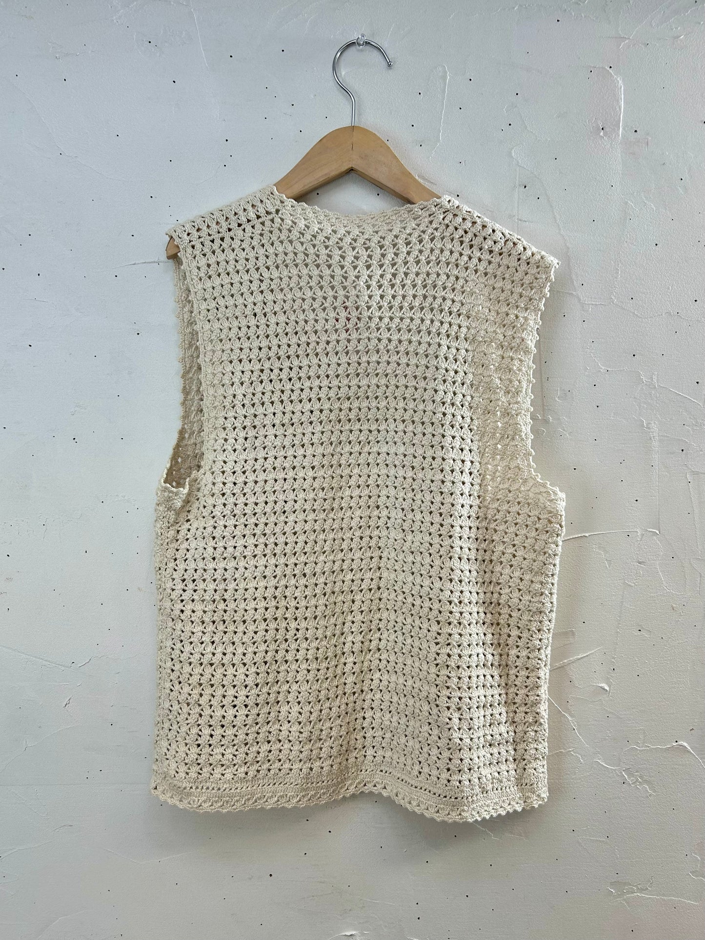 Vintage Crochet Knit Vest [H28146]