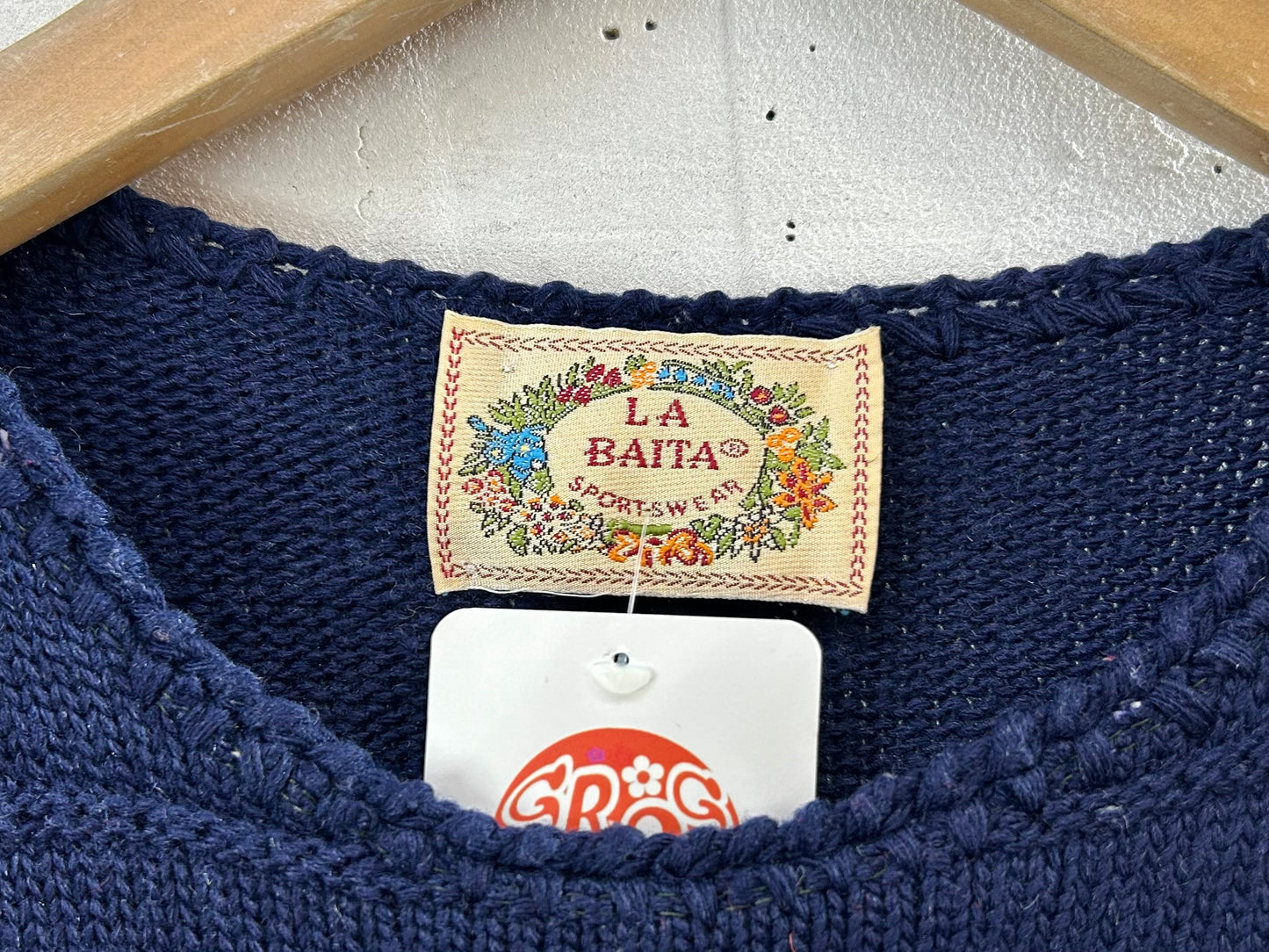 Vintage Knit Sweater MADE IN ITALY [A29221]