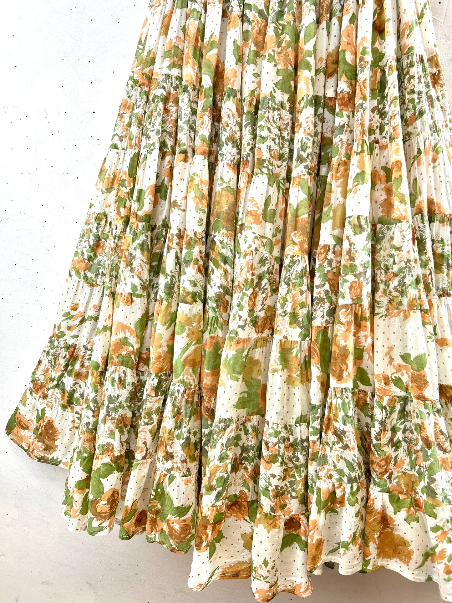 Vintage Tiered Skirt  [C29655]