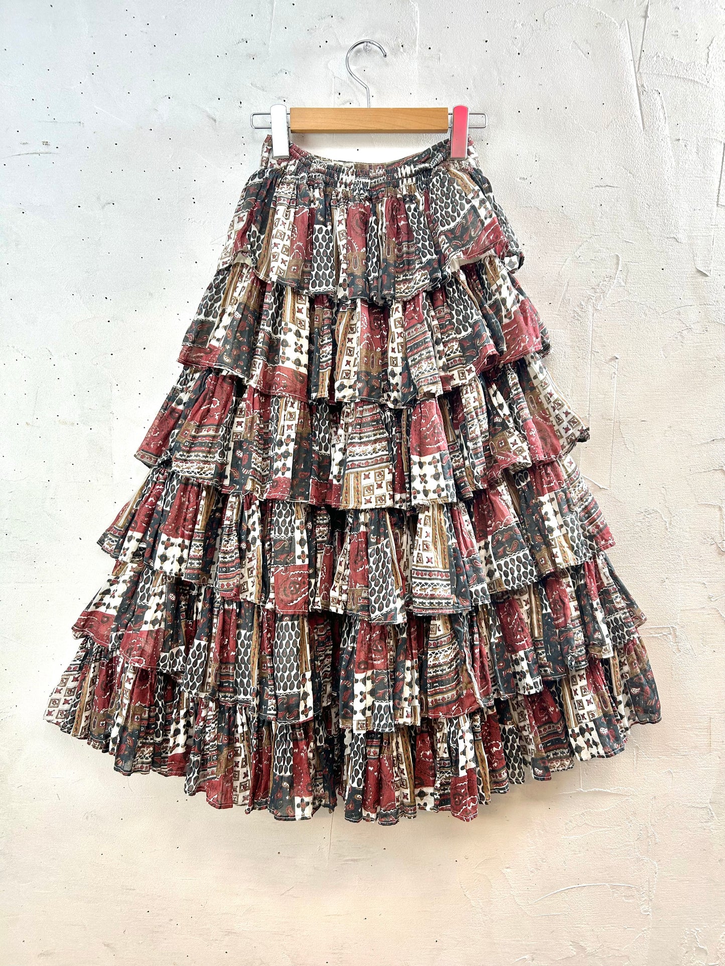 Vintage Tiered Skirt [A29448]