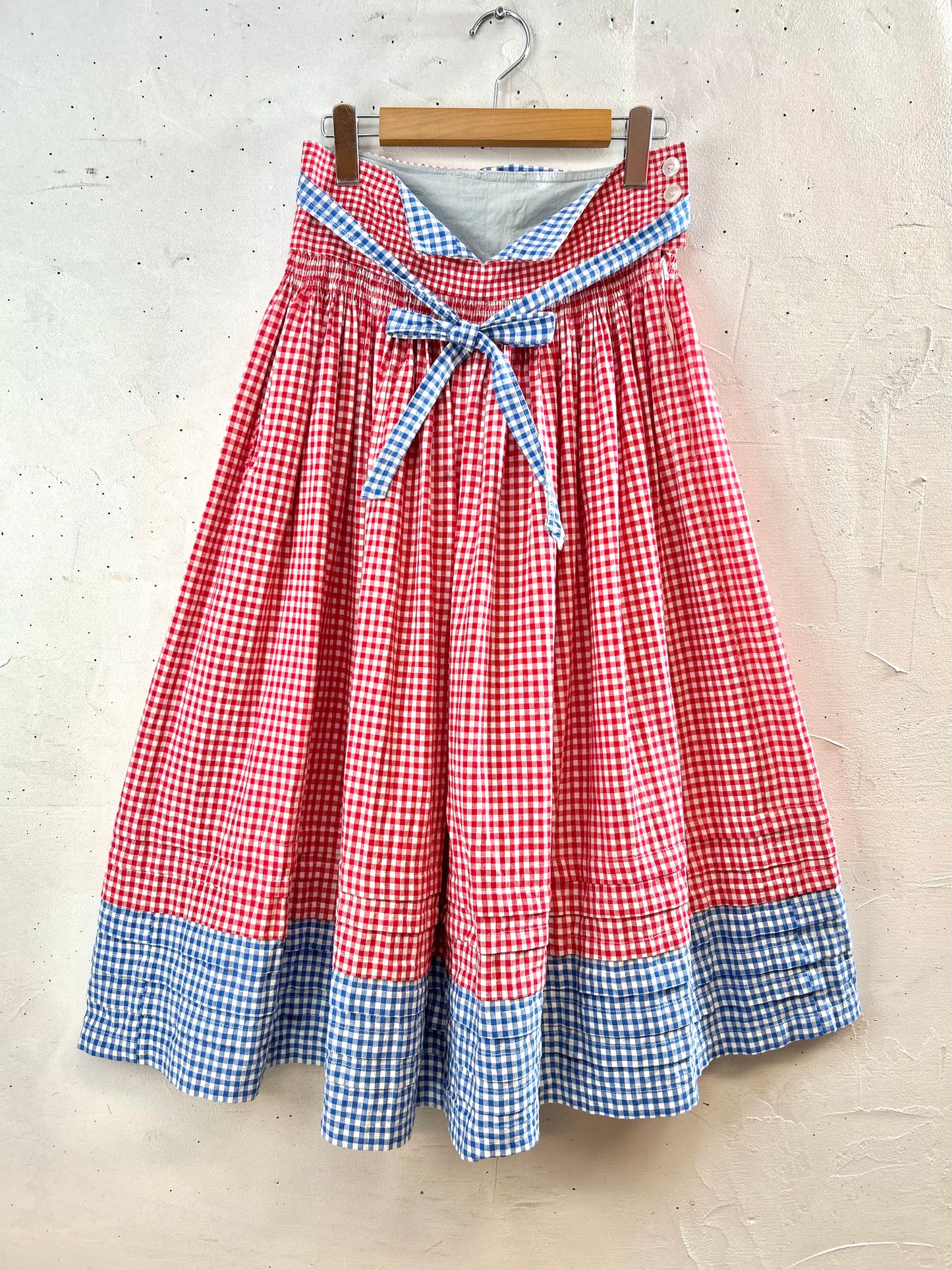 Vintage Plaid Skirt [C29656]