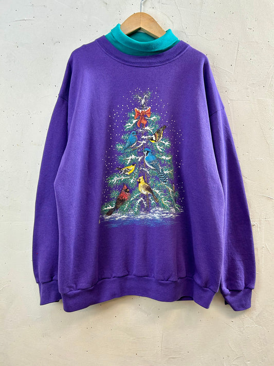 ’90s Vintage Xmas Sweat [J28771]