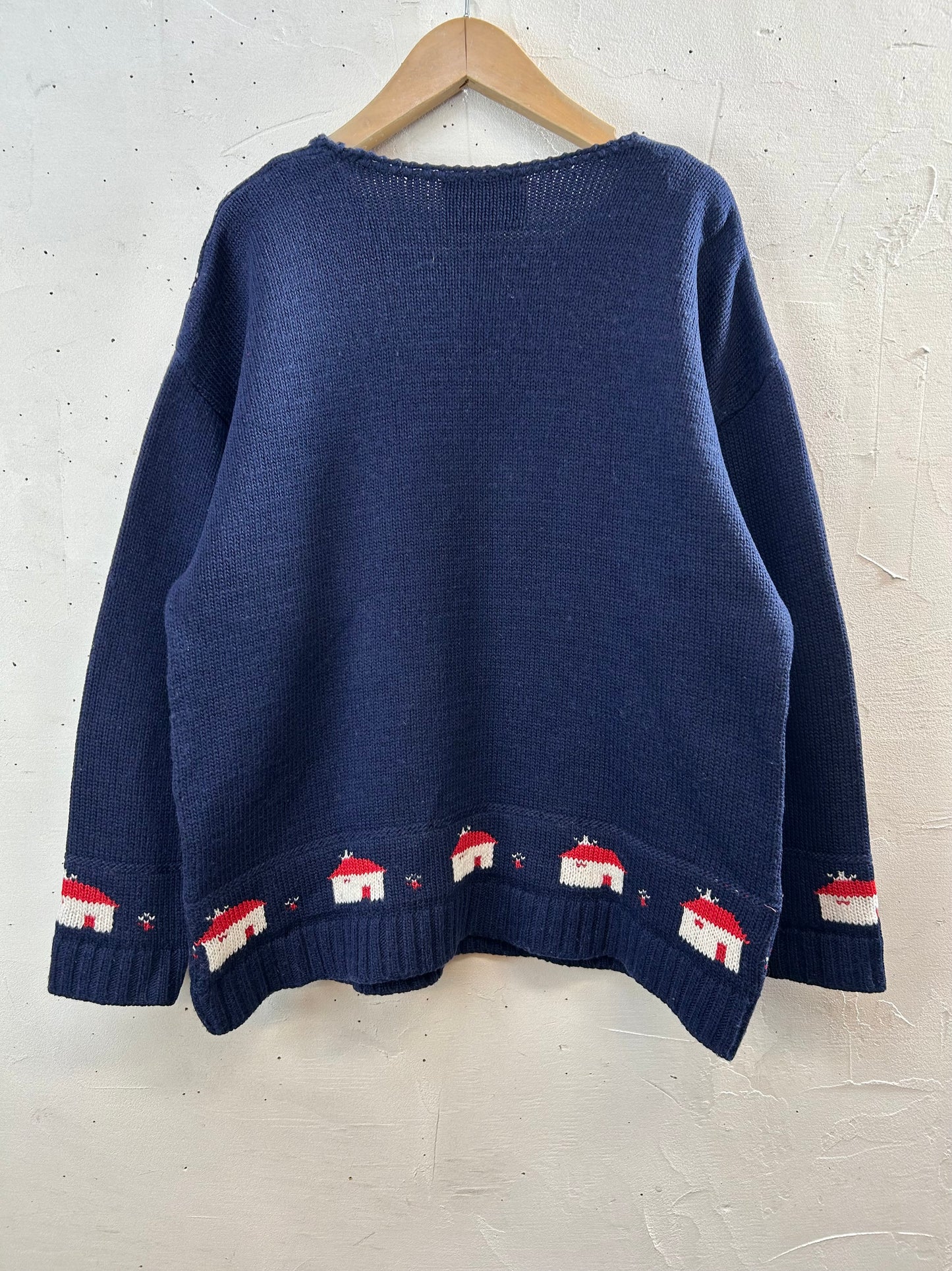 Vintage Knit Sweater MADE IN ITALY [A29221]