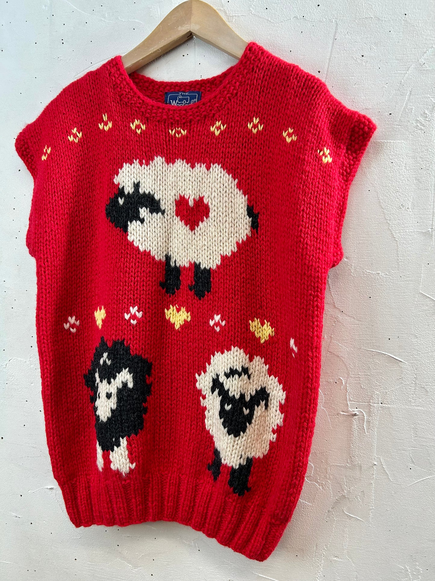 Vintage Hand Knit Vest 〜Wool Rich〜 [A29220]