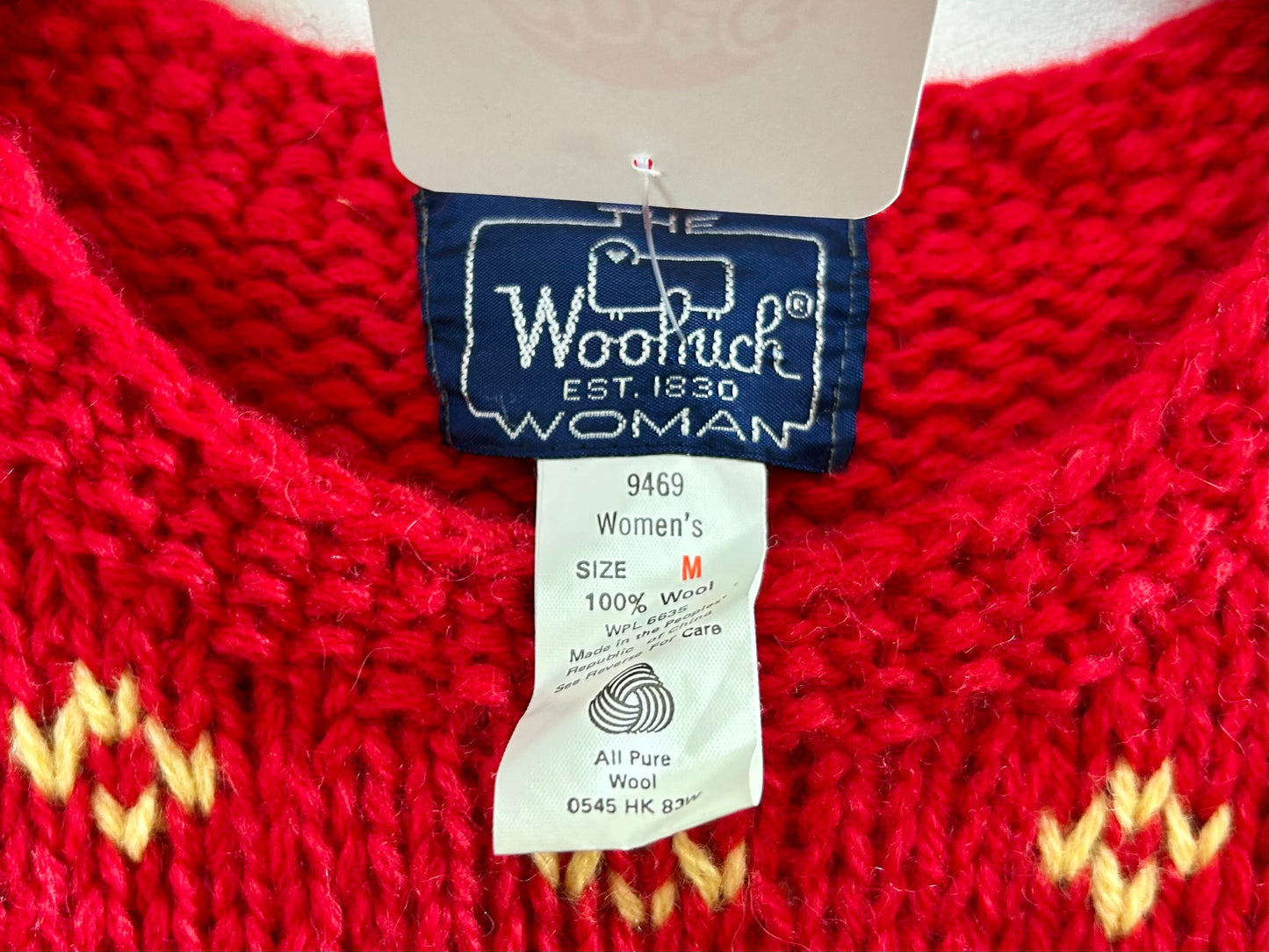 Vintage Hand Knit Vest 〜Wool Rich〜 [A29220]