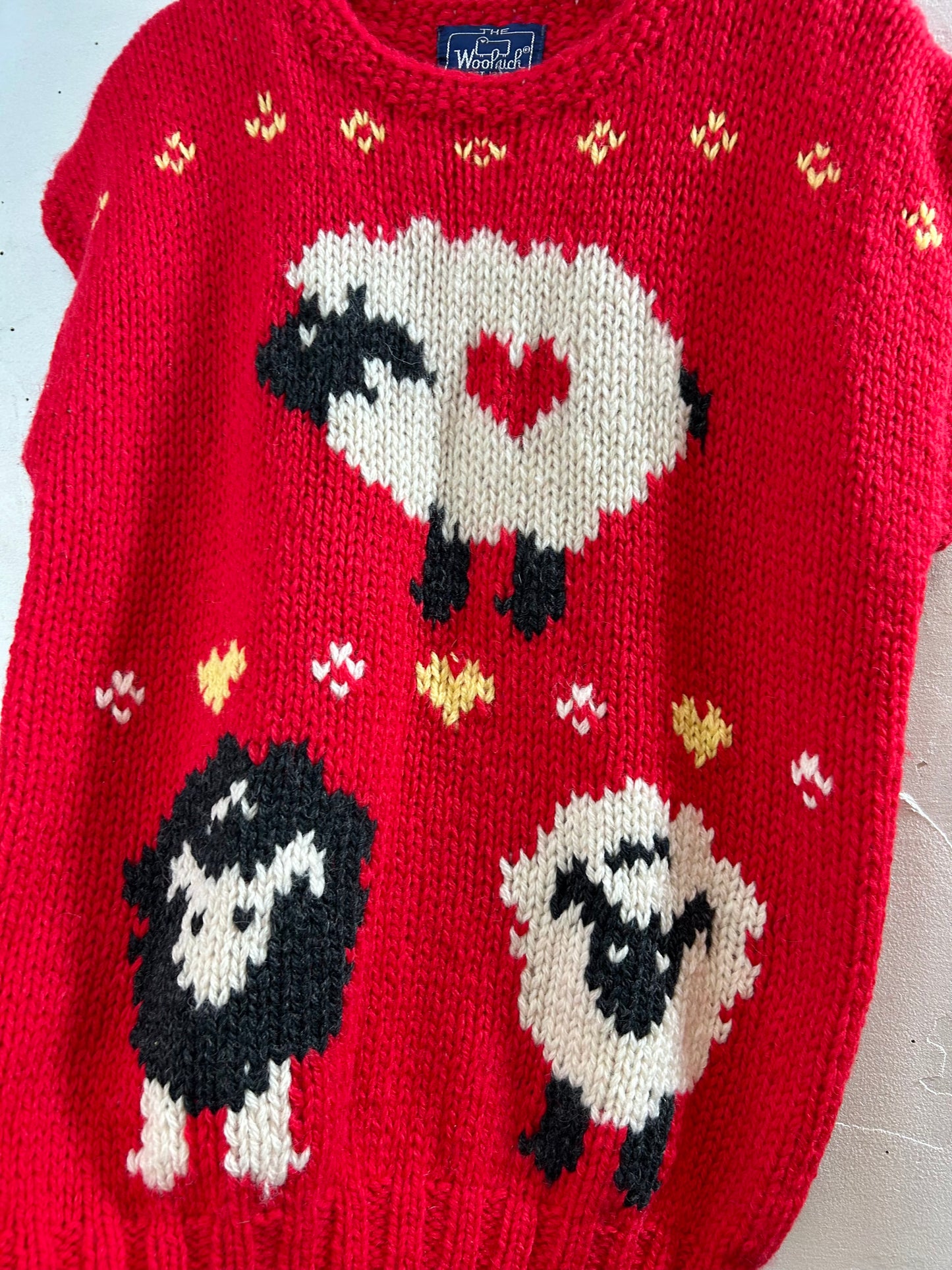 Vintage Hand Knit Vest 〜Wool Rich〜 [A29220]