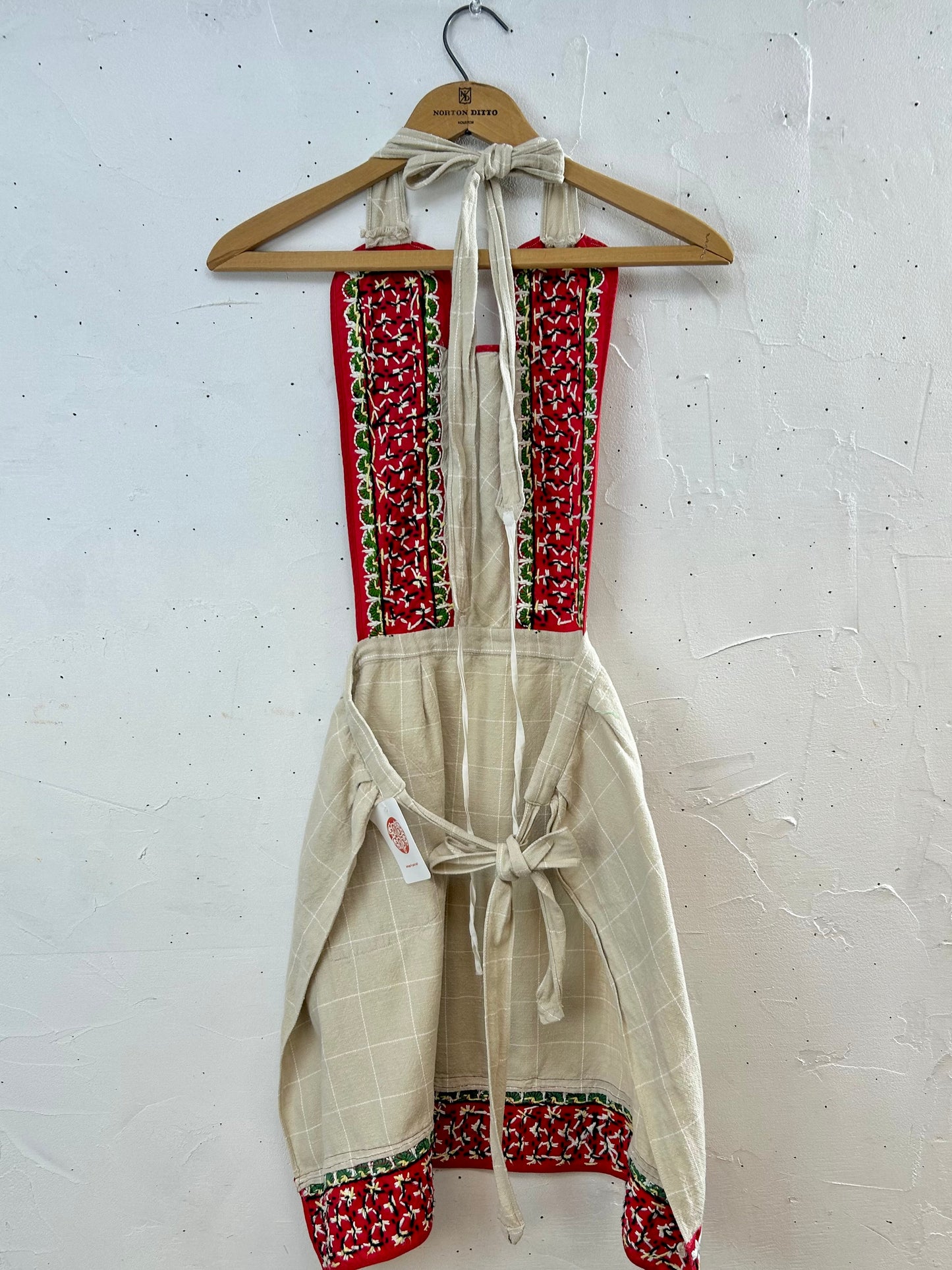 ’50-’60s Embroidery Apron [H28152]