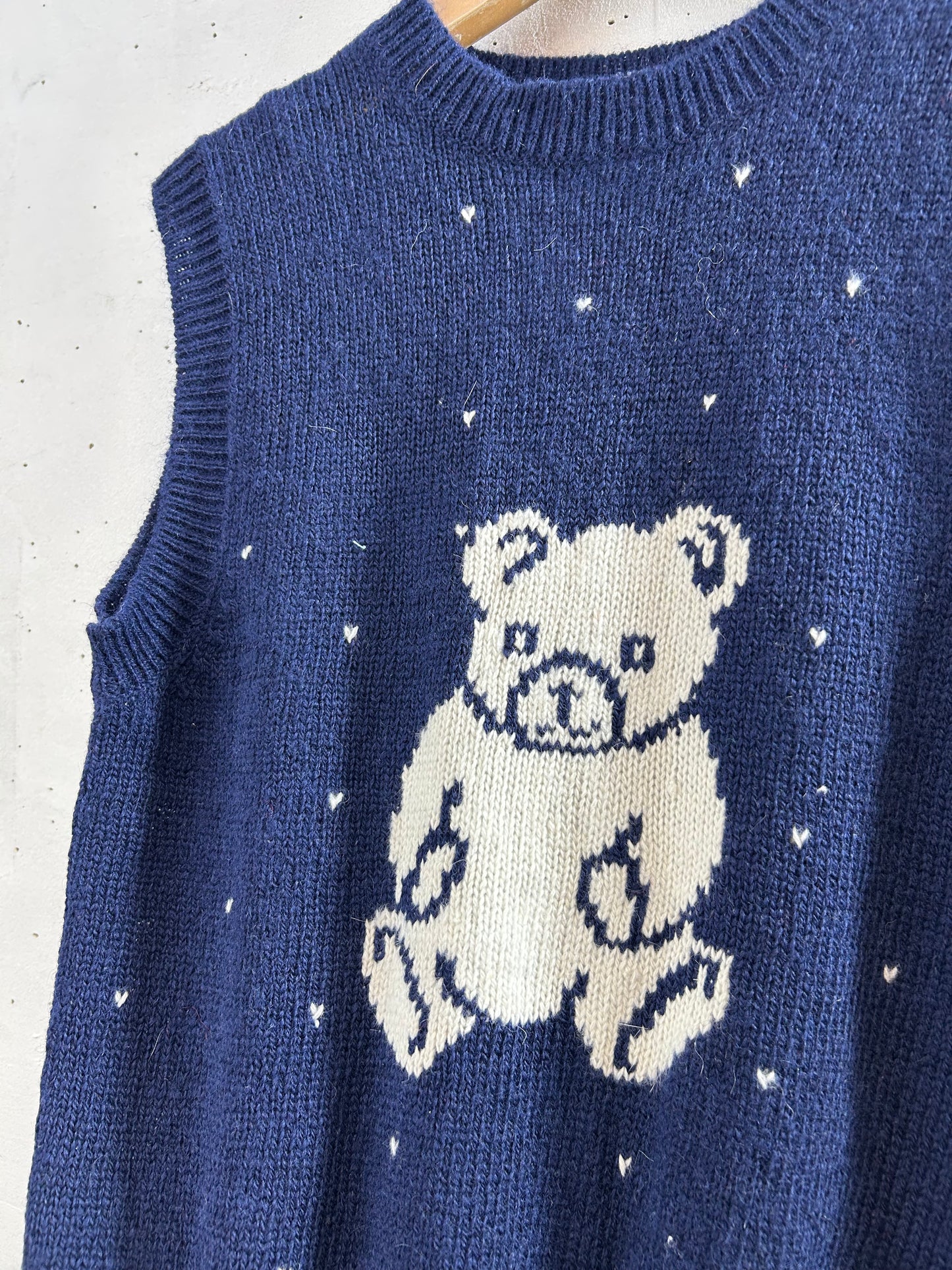 Vintage Hand Knit Vest [A29219]