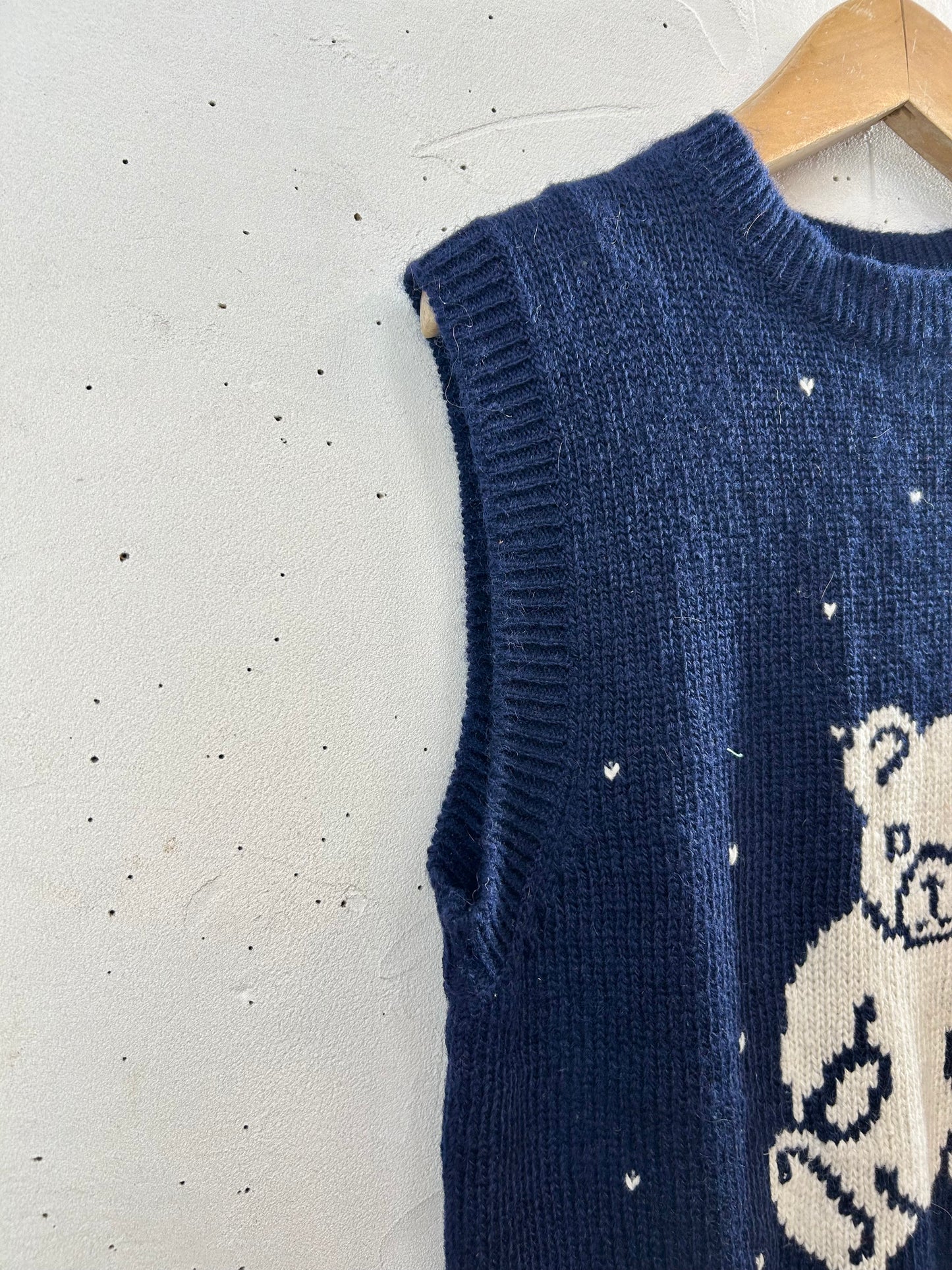 Vintage Hand Knit Vest [A29219]