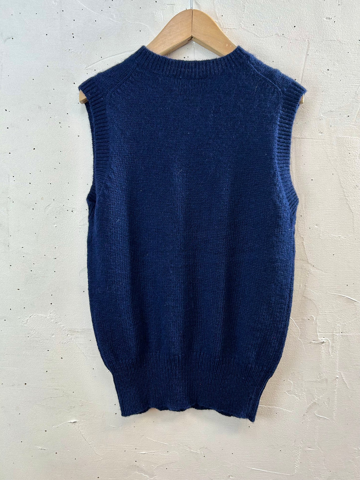 Vintage Hand Knit Vest [A29219]