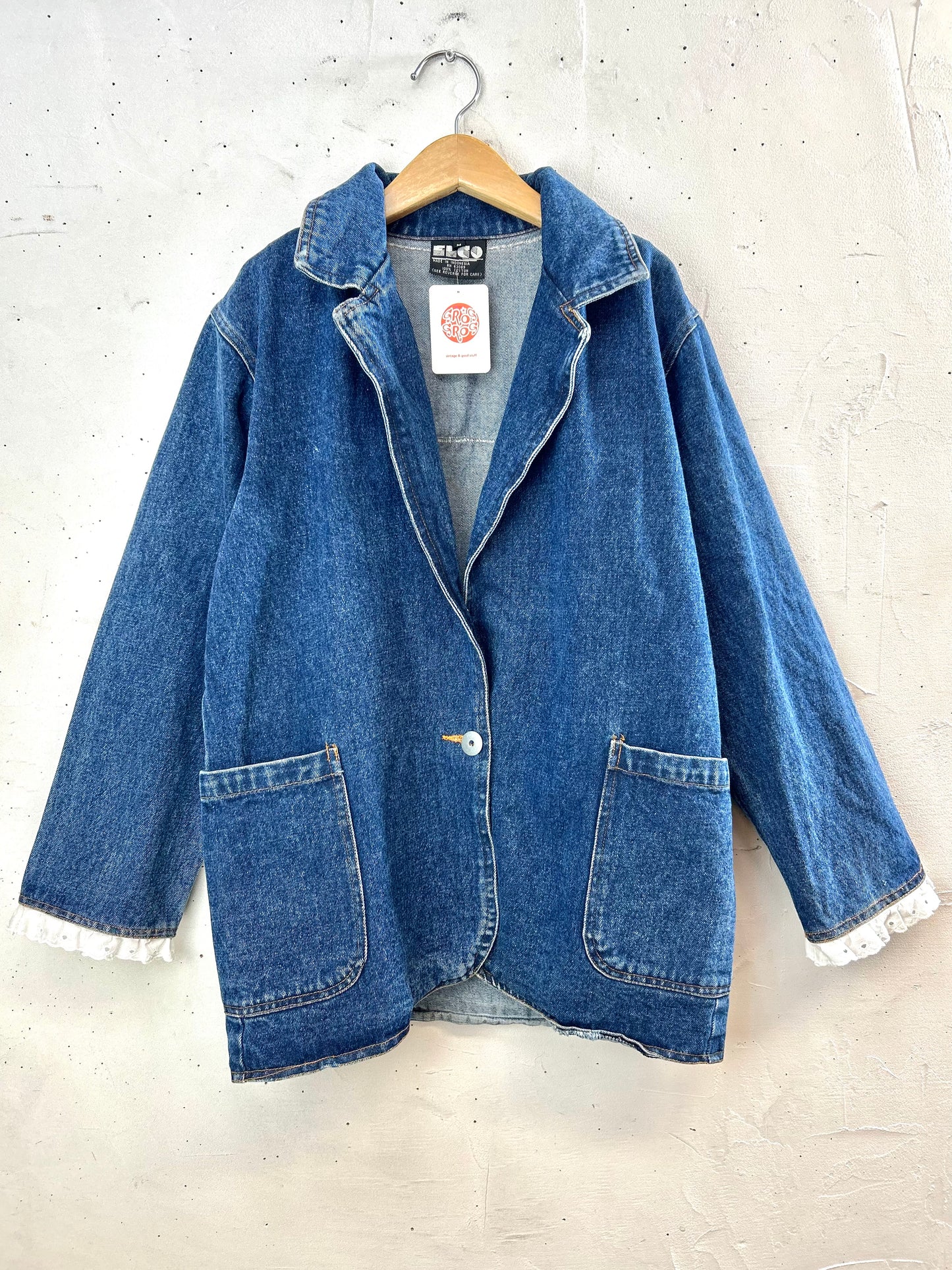 '80sVintage Custom Denim Jacket [C29876]