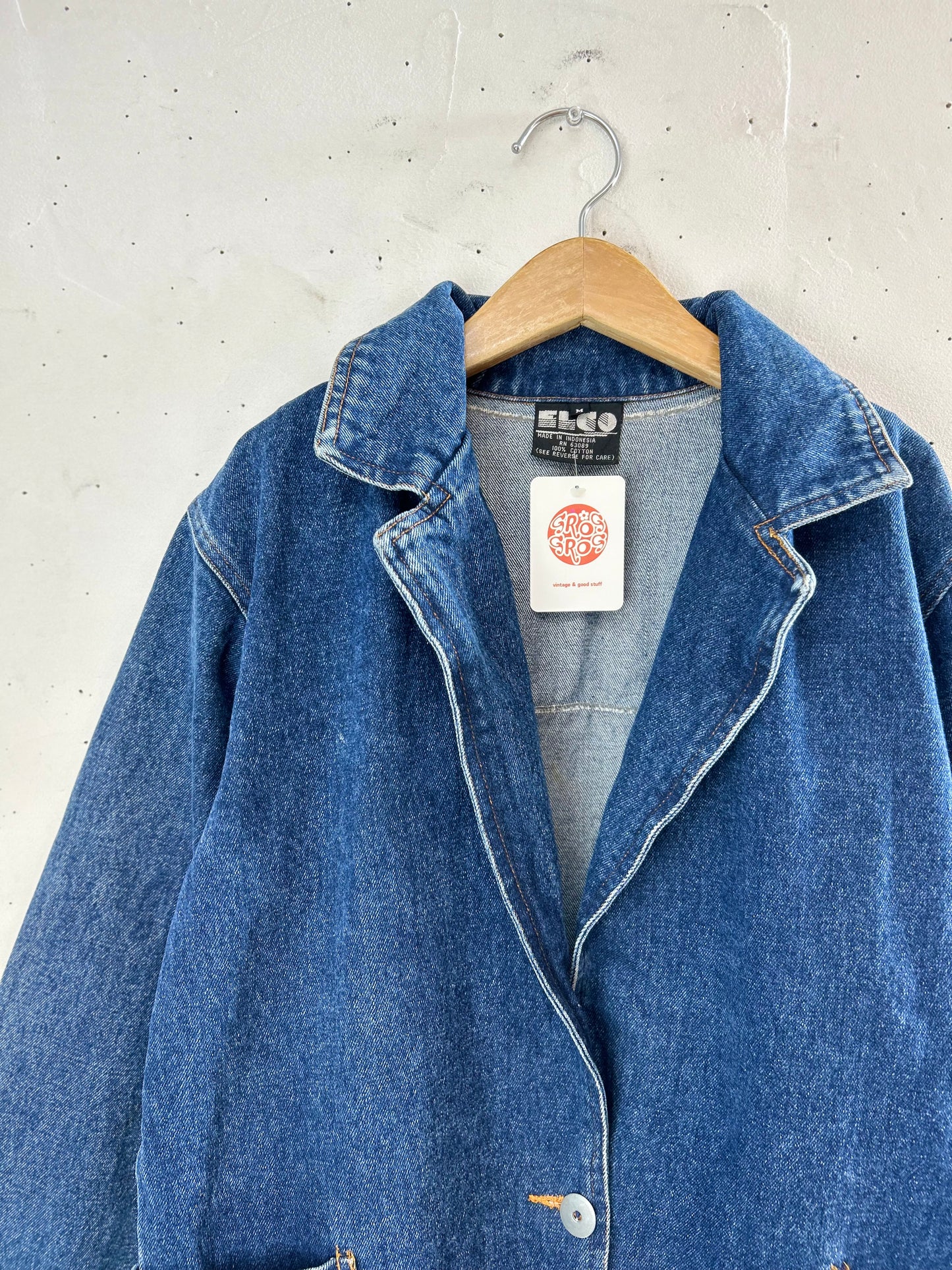 '80sVintage Custom Denim Jacket [C29876]