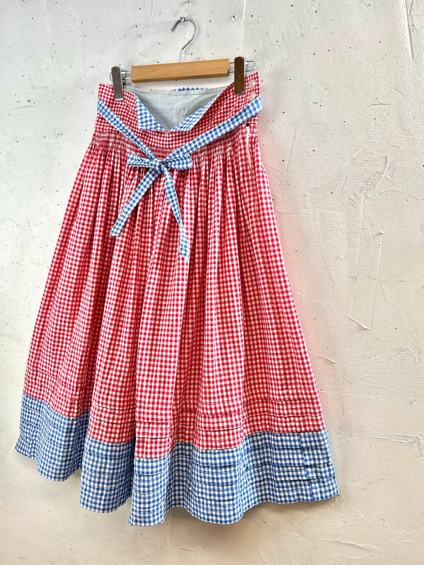 Vintage Plaid Skirt [C29656]