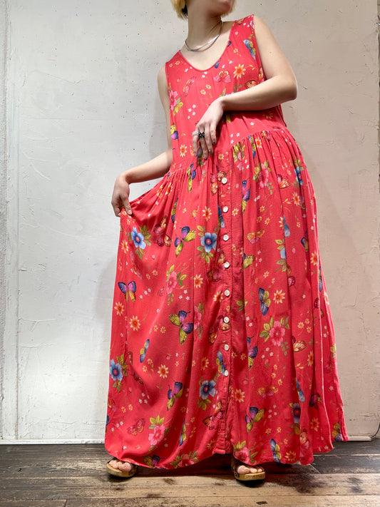 Vintage Indian Rayon Dress [C26640]