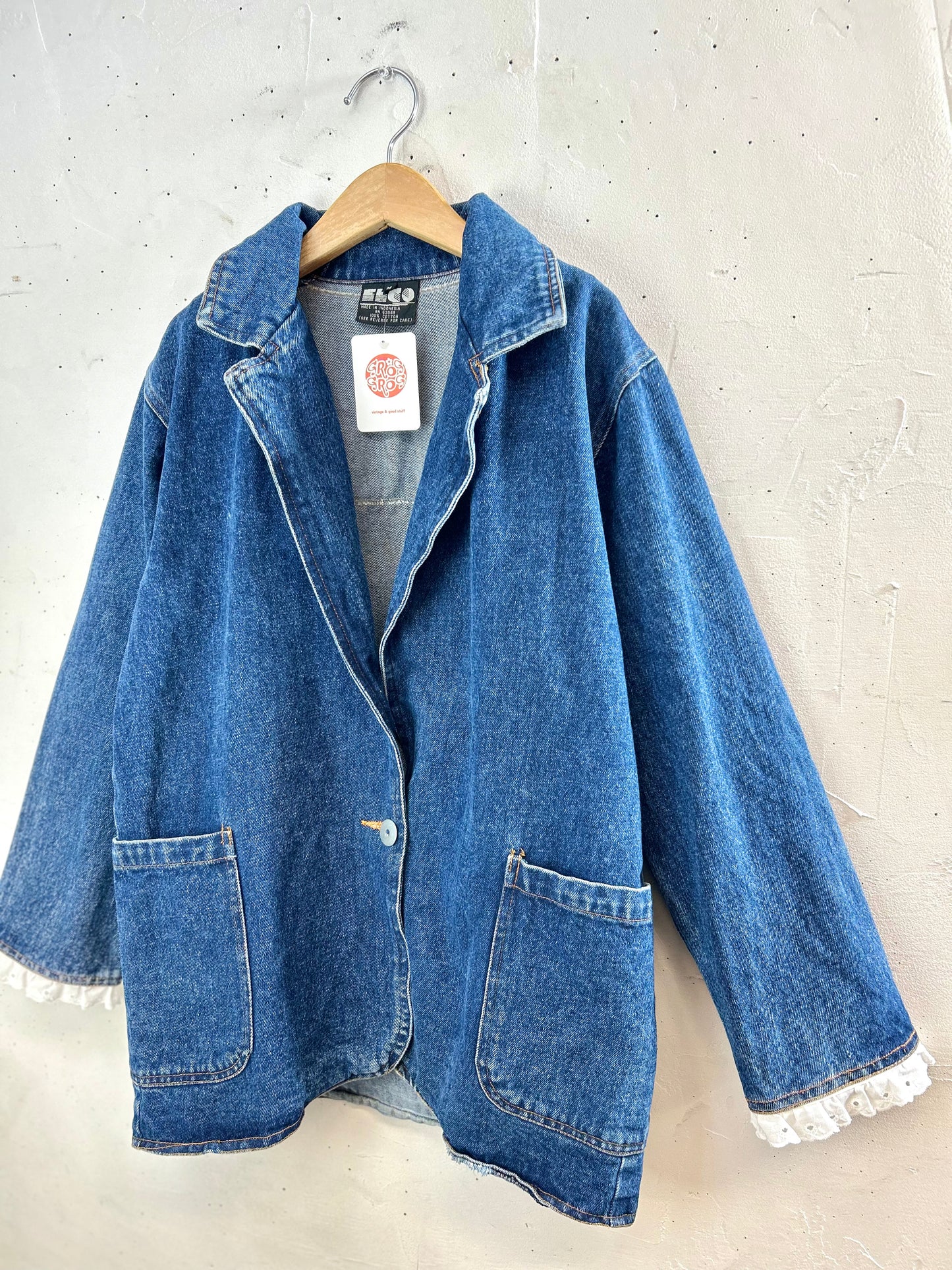 '80sVintage Custom Denim Jacket [C29876]