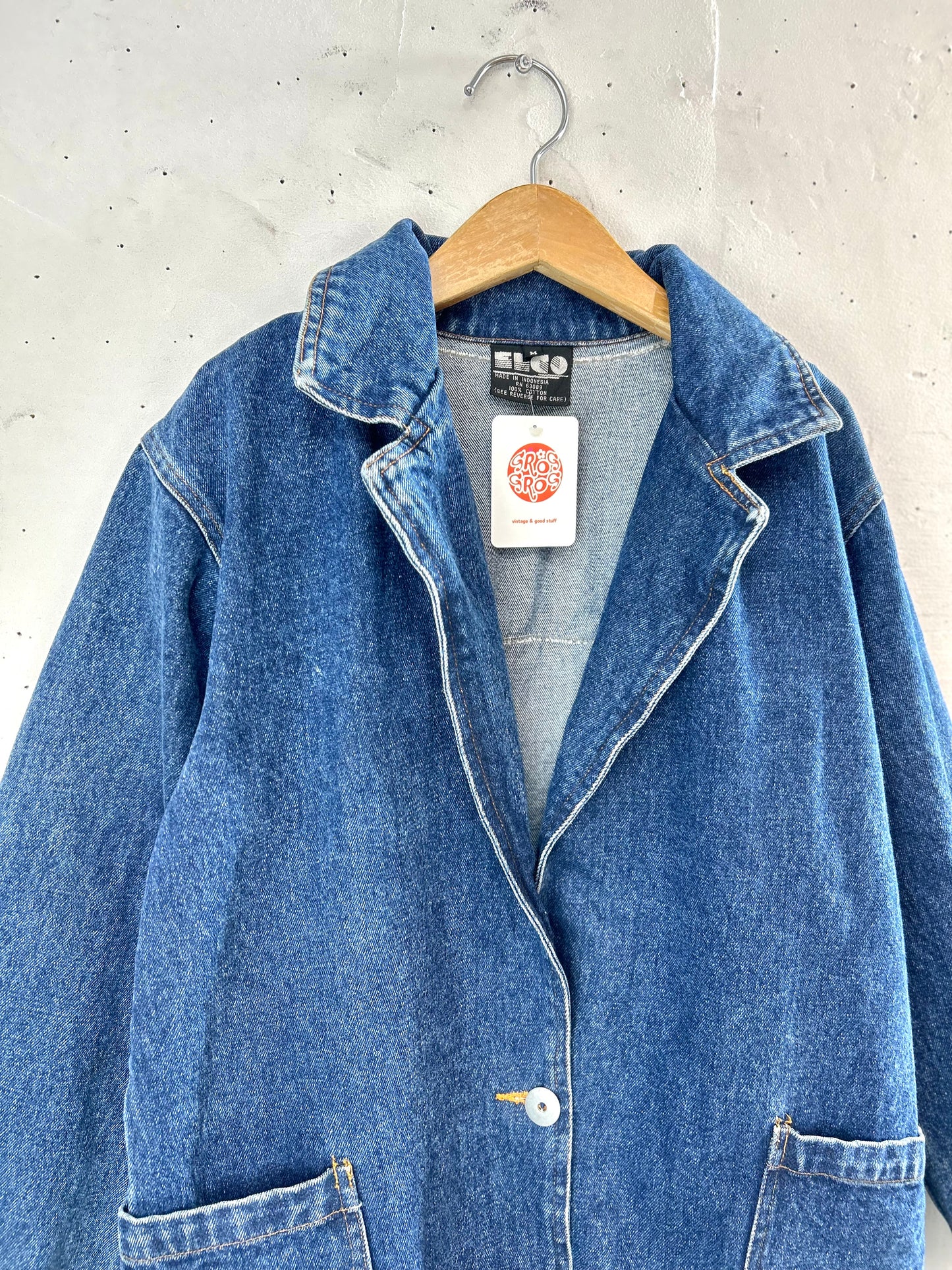 '80sVintage Custom Denim Jacket [C29876]