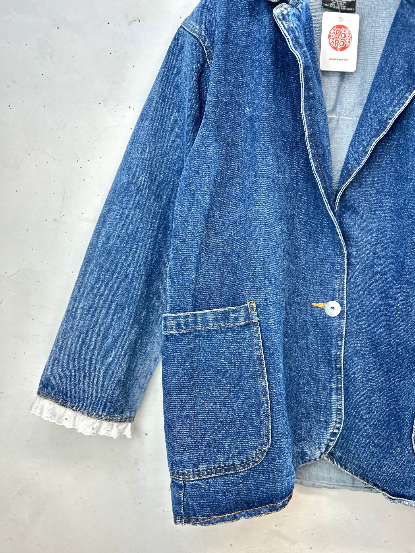 '80sVintage Custom Denim Jacket [C29876]