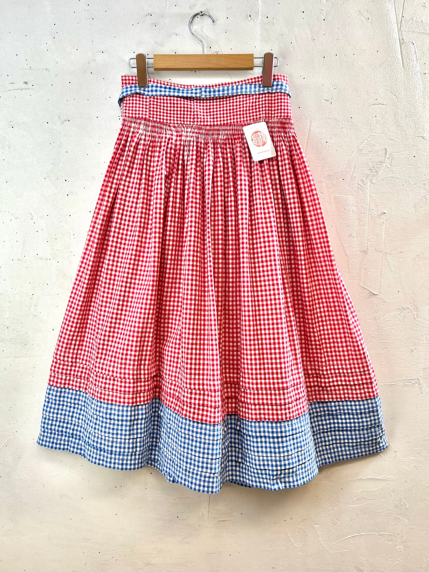 Vintage Plaid Skirt [C29656]