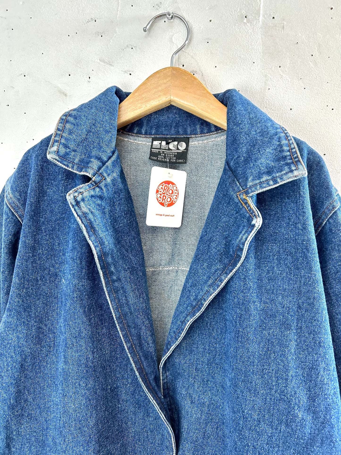 '80sVintage Custom Denim Jacket [C29876]